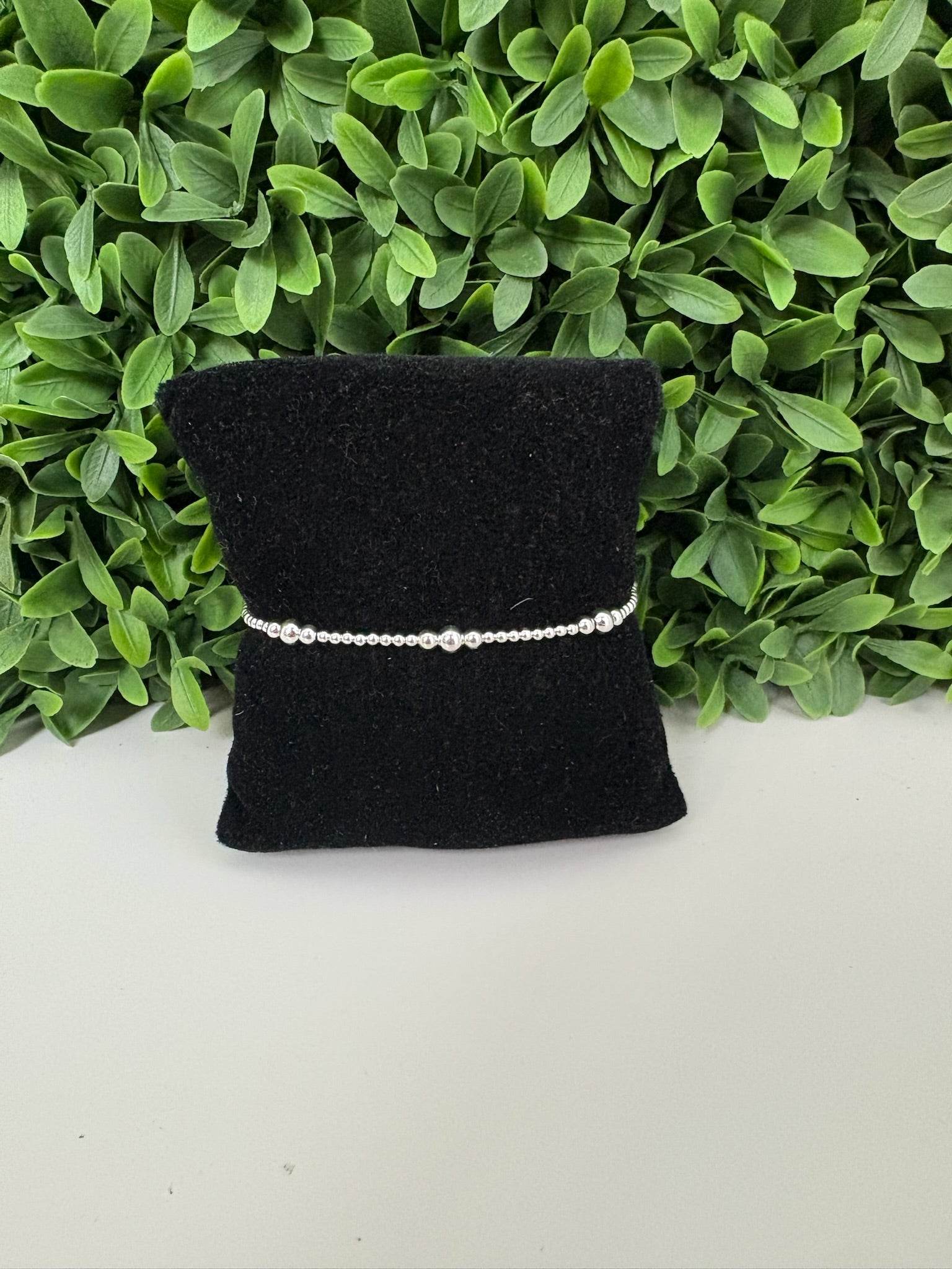 PURPOSE 4MM BEAD BRACELET - STERLING