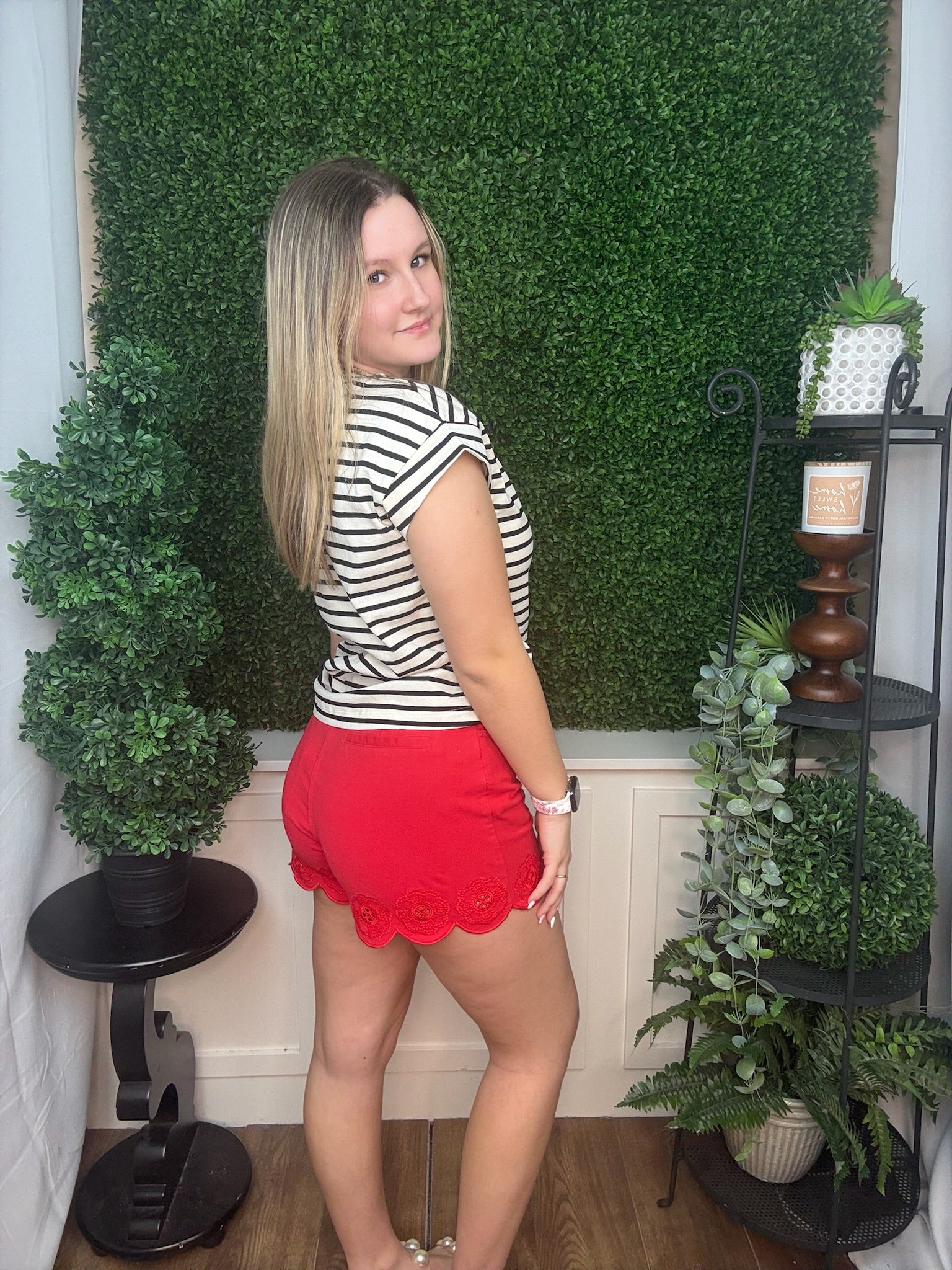 Classic Stripe Fitted Tee