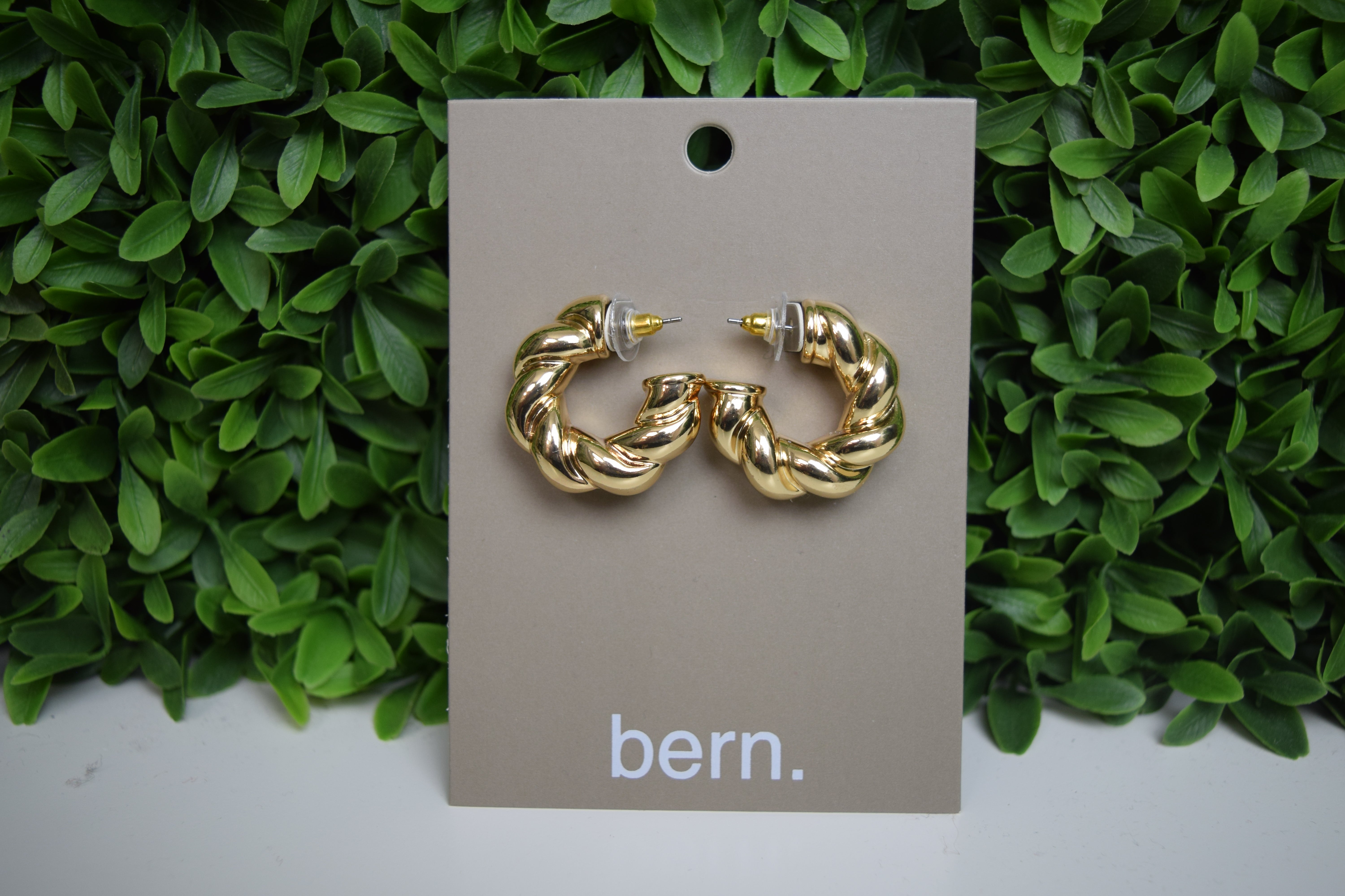 VAL HOOP EARRINGS - GOLD