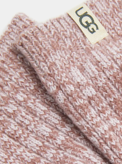 RIB KNIT SLOUCHY CREW SOCK - DUSK