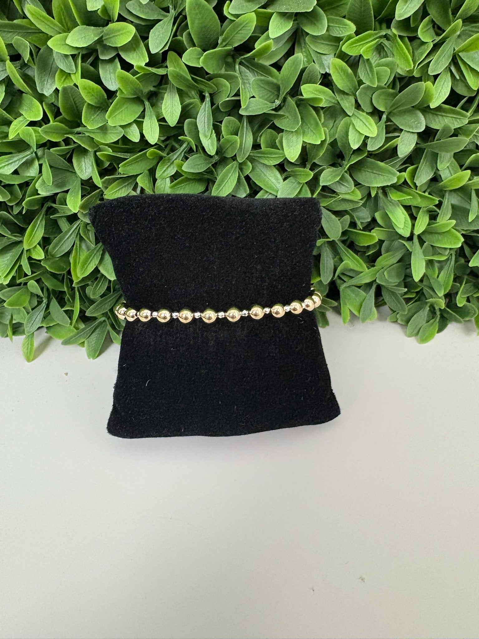 BRIGHT SILVER FACETED HEMATITE GRATEFUL PATTERN 5MM