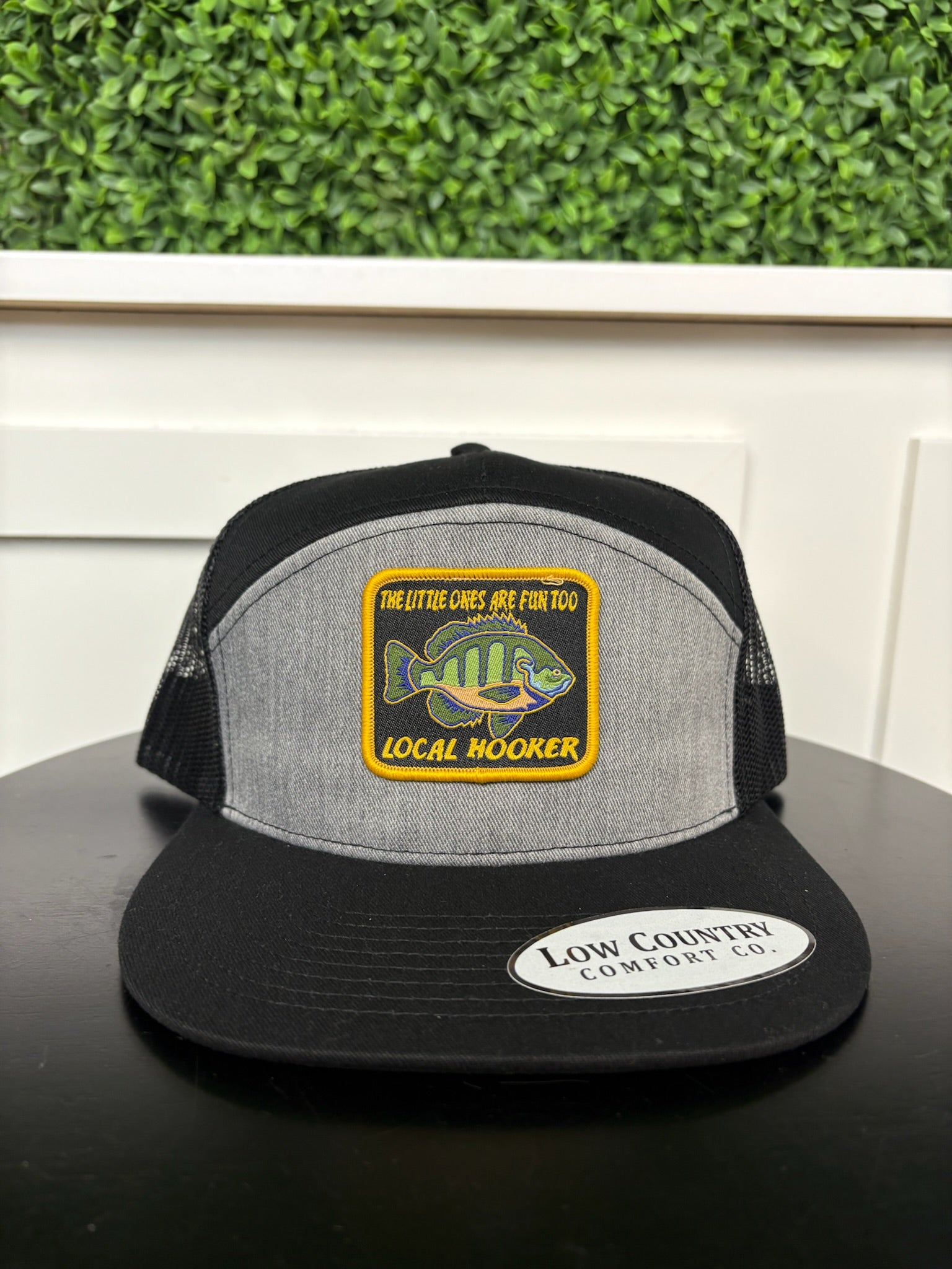 LITTLE ONES PATCH TRUCKER HEATHER/BLACK