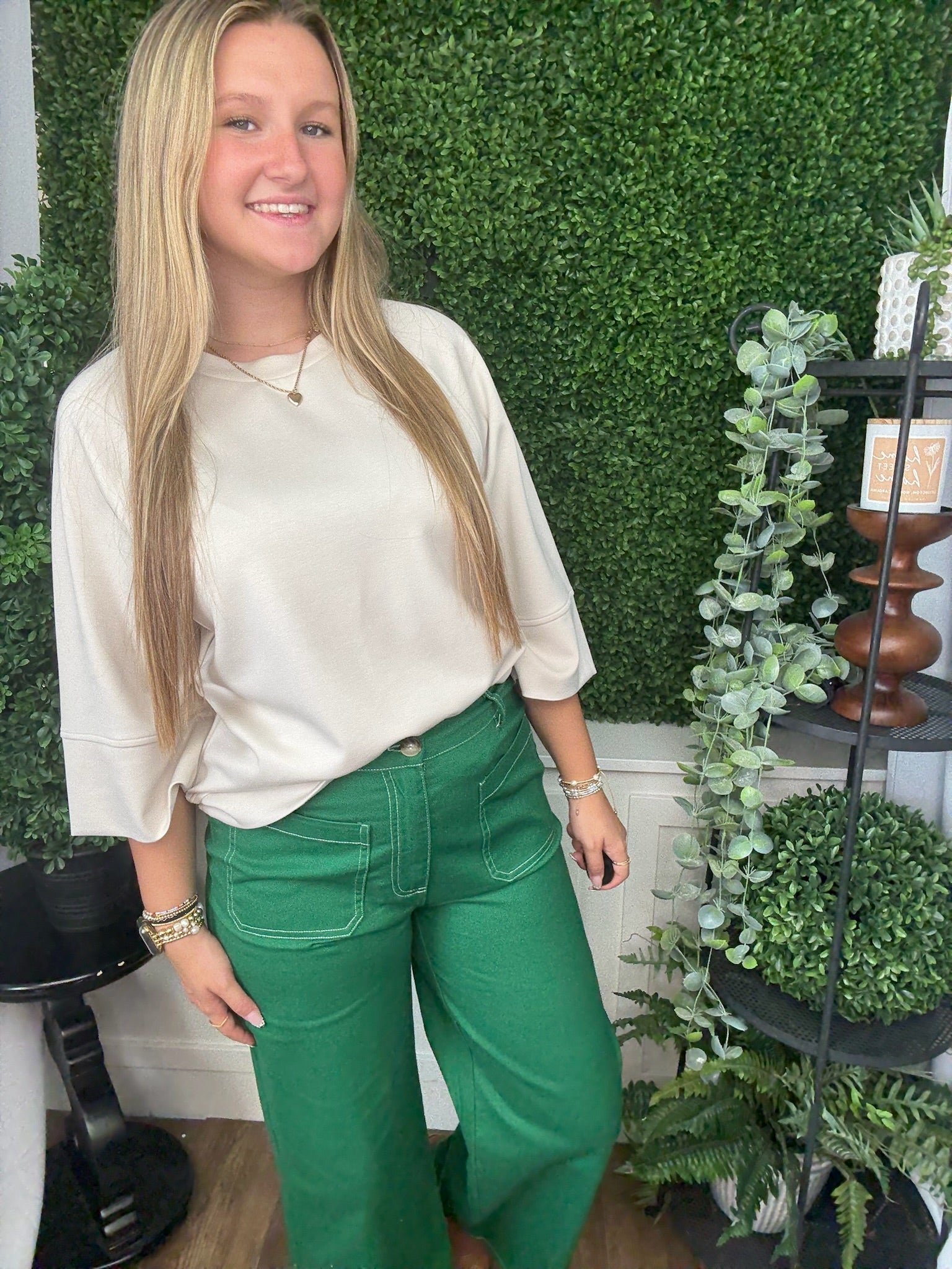 NO LINING LUXEKNIT RAGLAN SHORT SLEEVE ATHLETIC TOP - ECRU