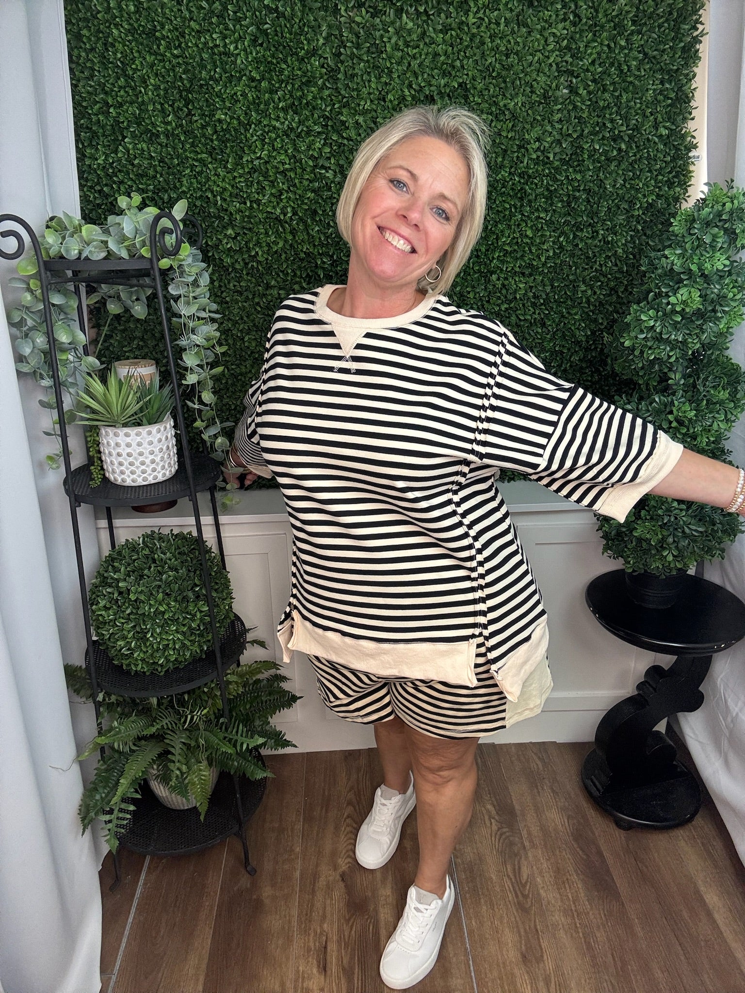 Stripe Everyday Pullover Top