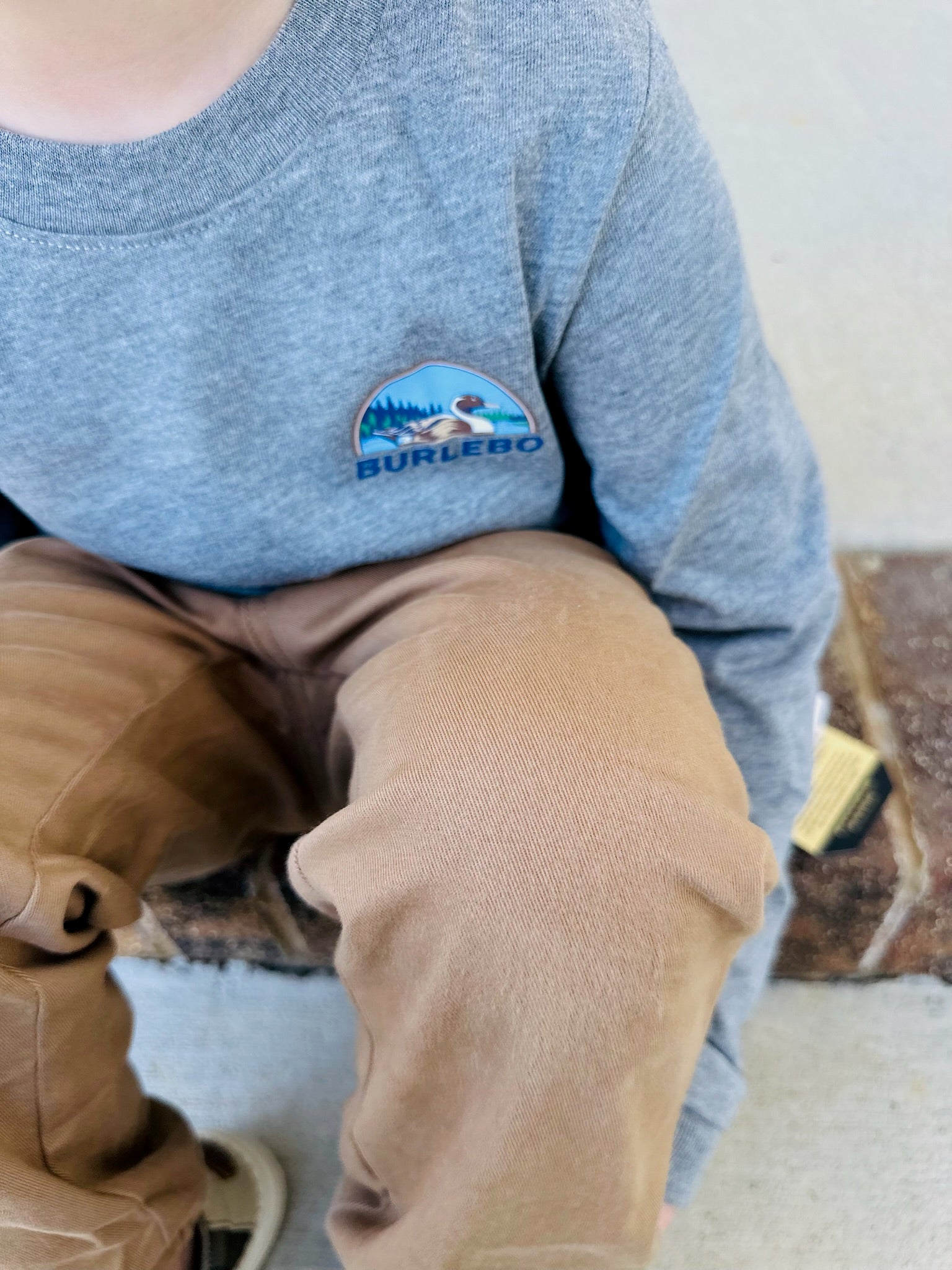 YOUTH - FIELD COMPAION LS TEE - DARK HEATHER GREY