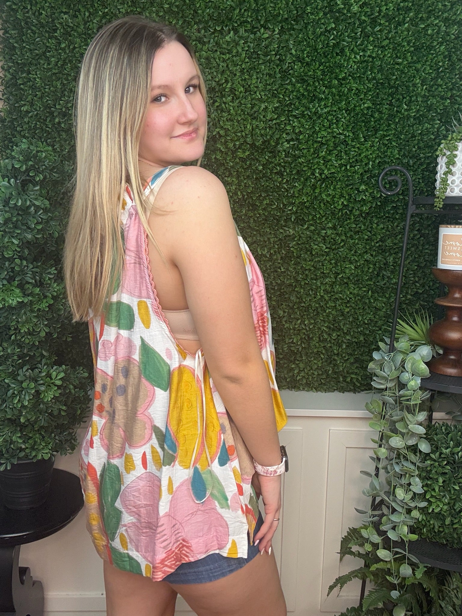 Tropical Garden Bow Top