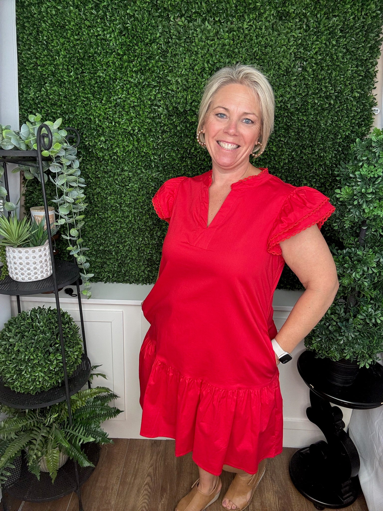 DRESS SIERRA RED
