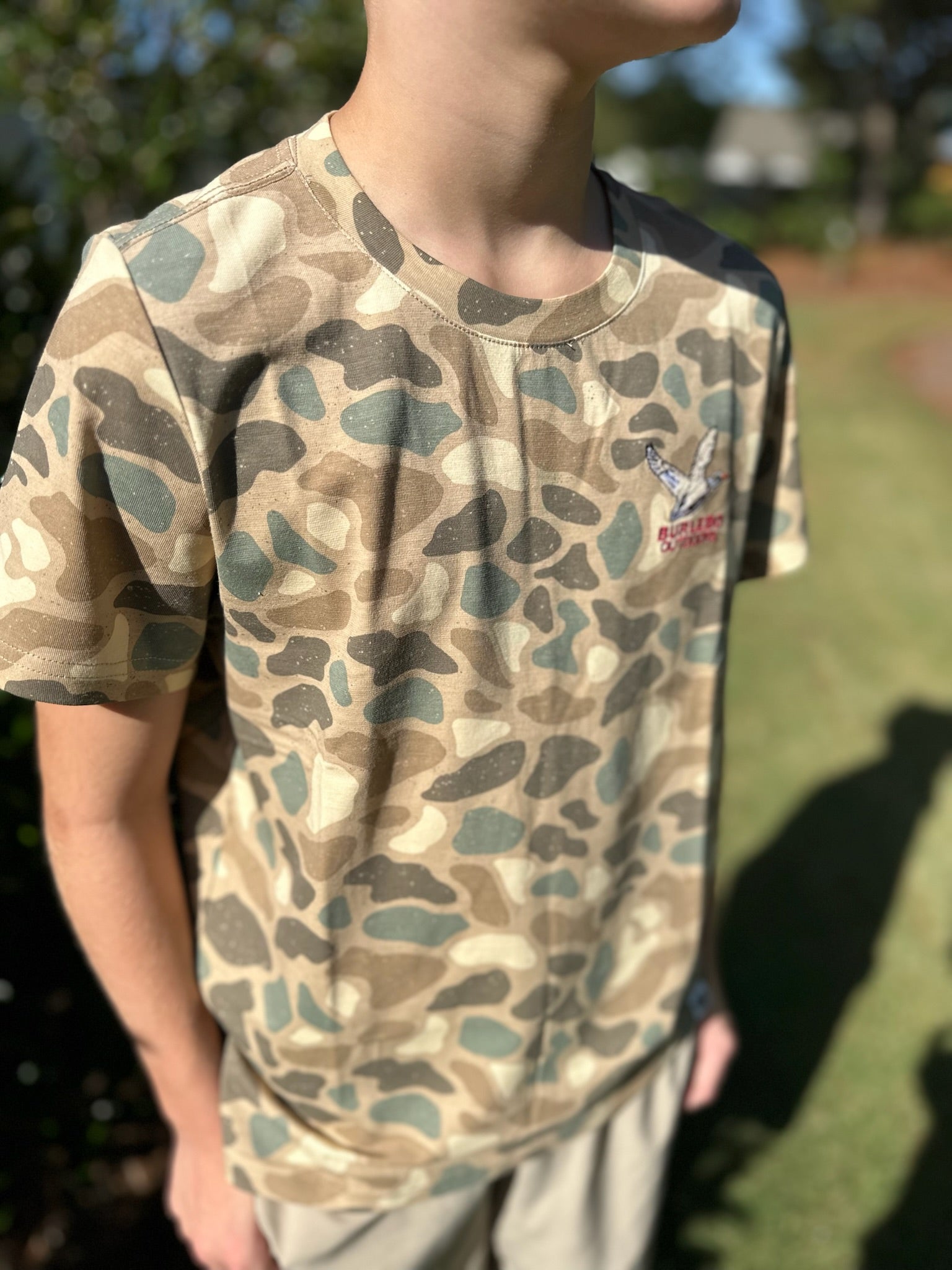 YOUTH - PINTAIL CAMO TEE - FLYING MALLARD
