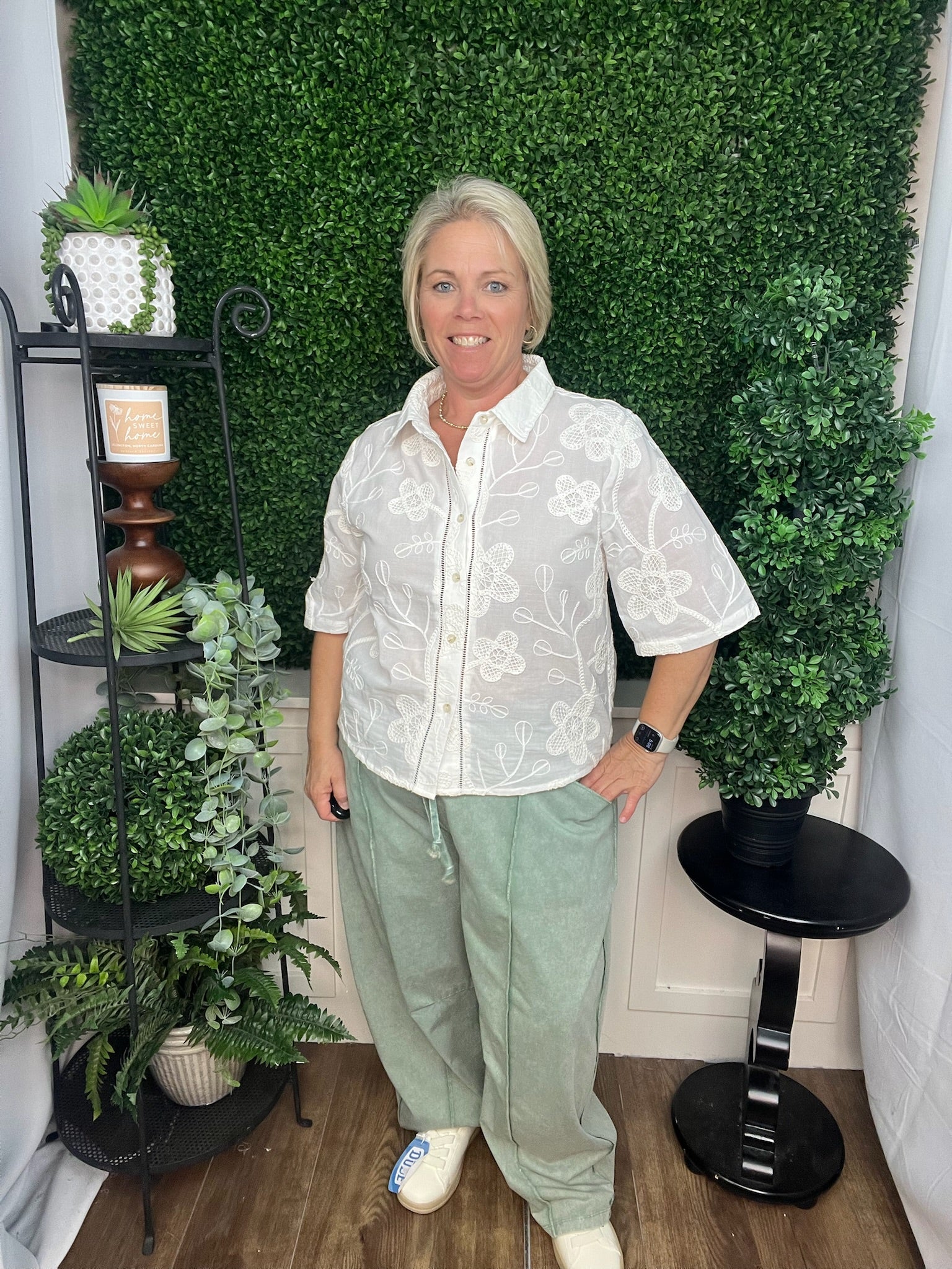 Sage Relaxed Drawstring Lounge Pants