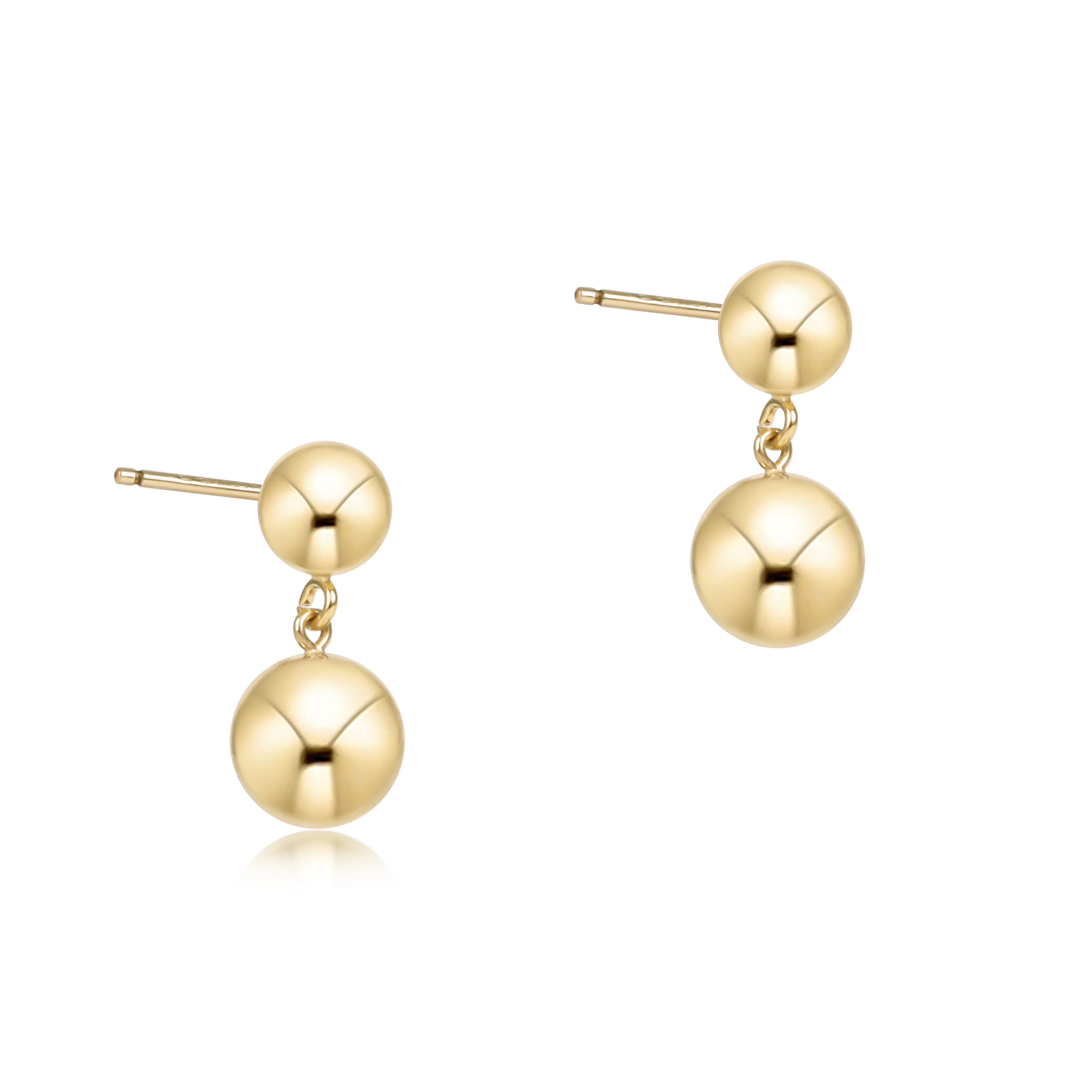 Classic Ball Drop Stud - Gold