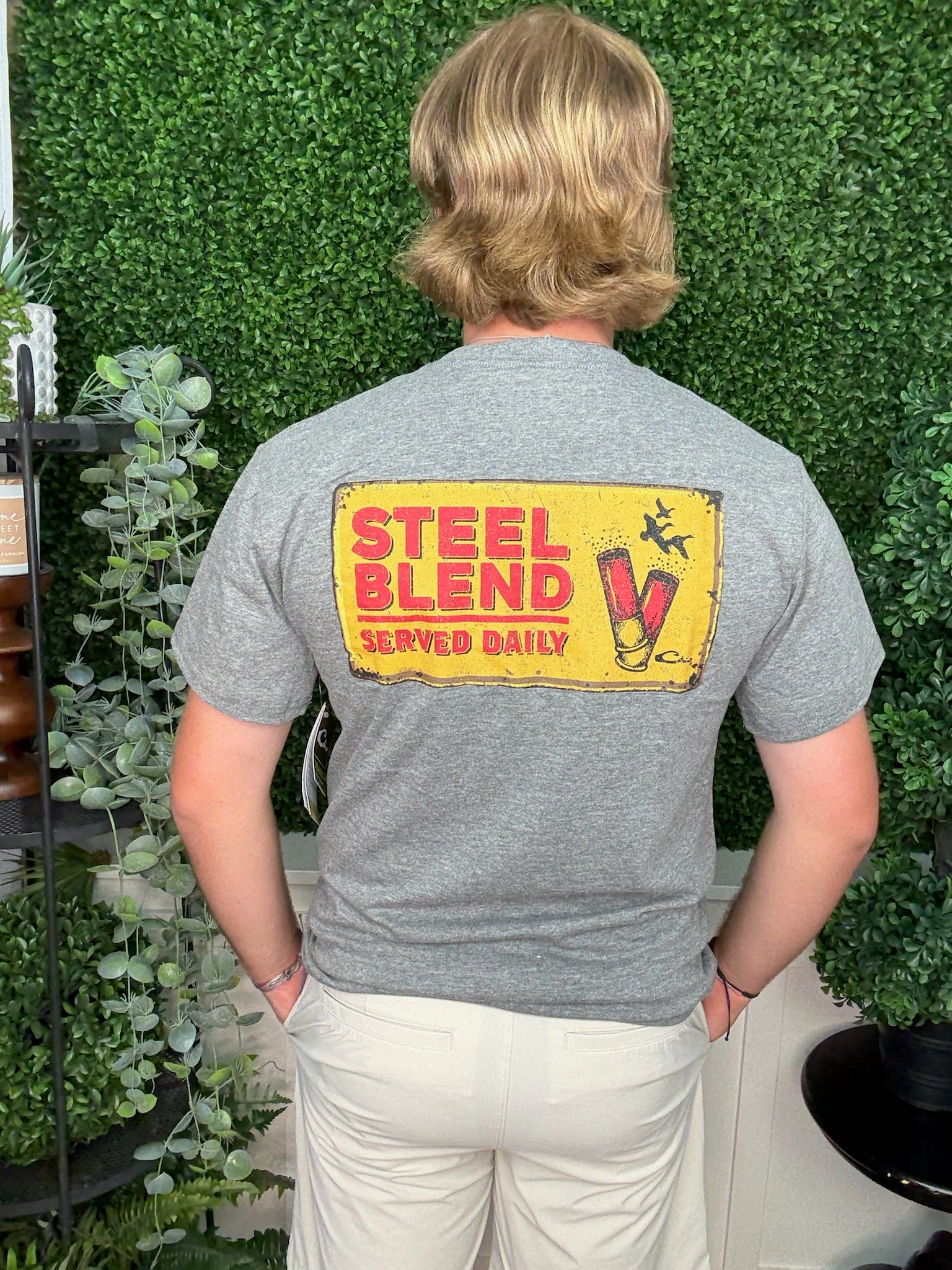 STEEL BLEND T SS - GRAPHITE HEATHER