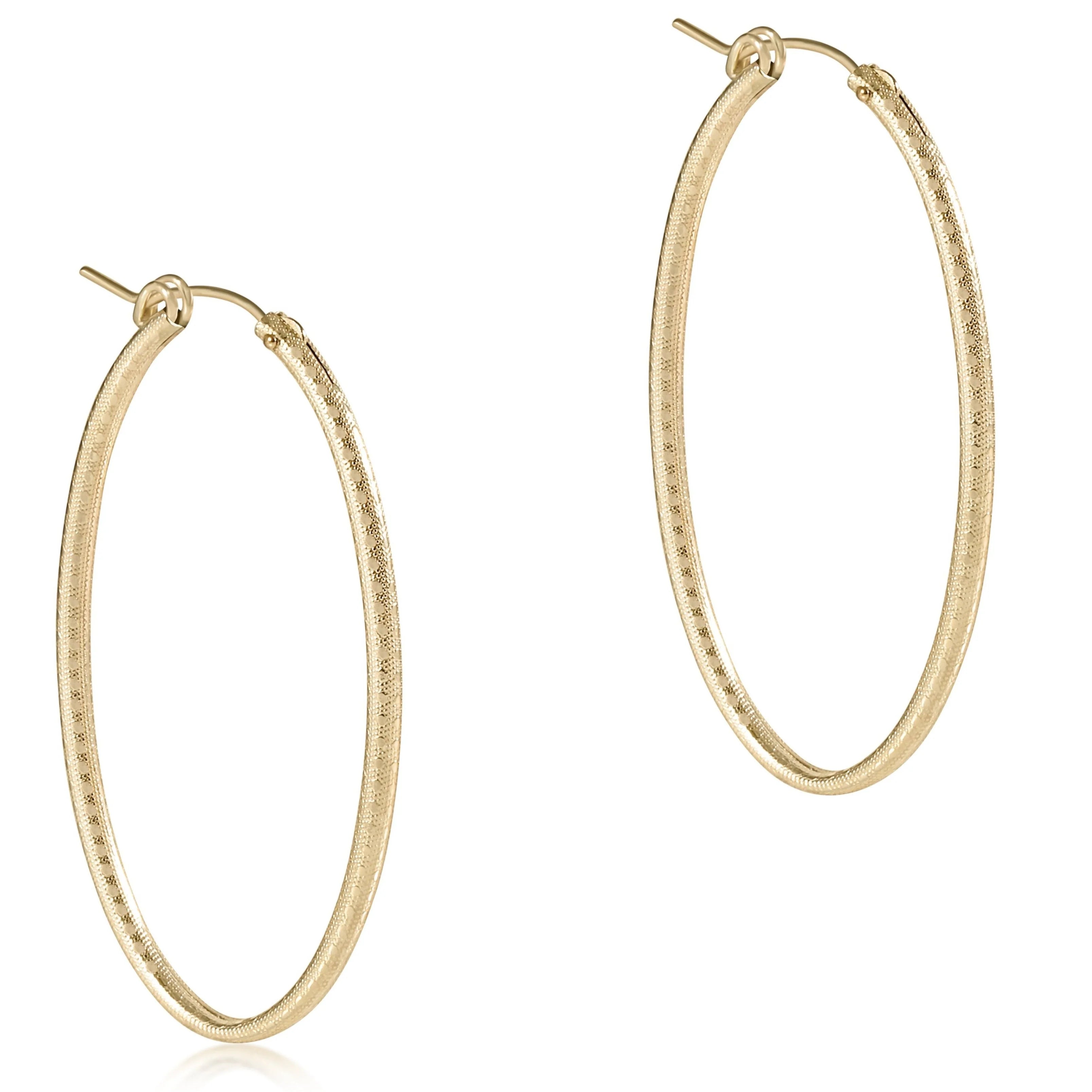 Oval Gold 2" Hoop