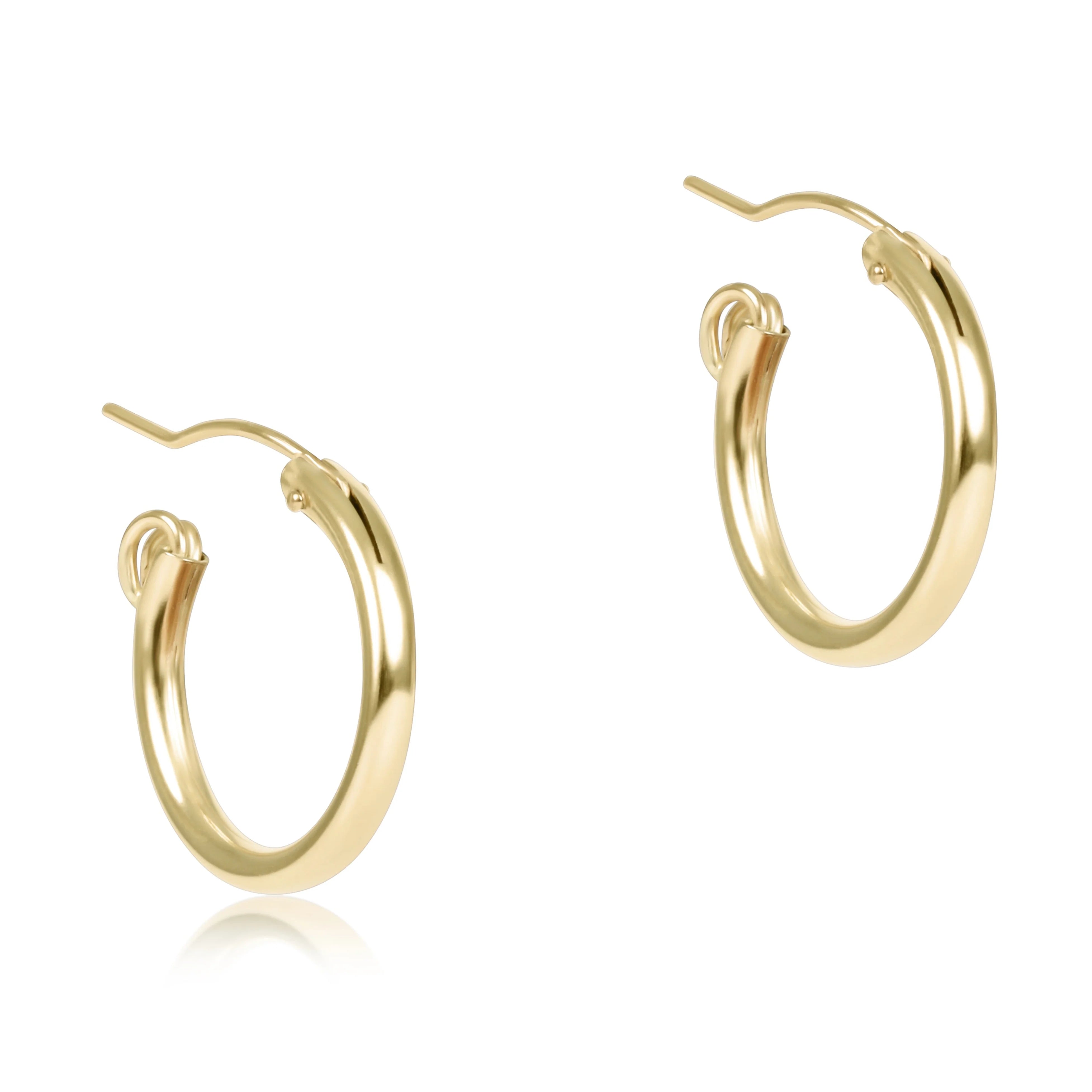 Round Gold 0.5" Hoop