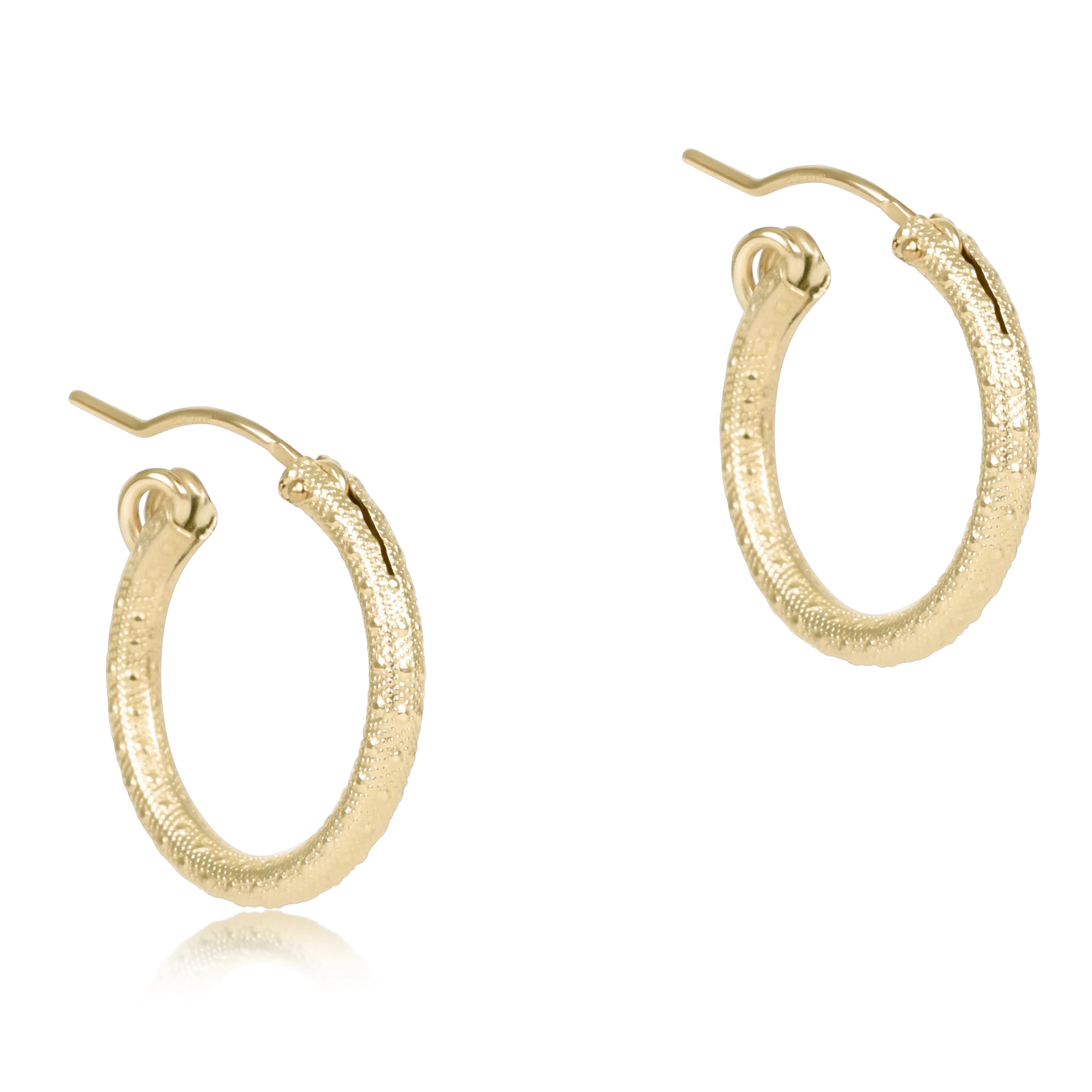 Round Gold 0.5" Hoop