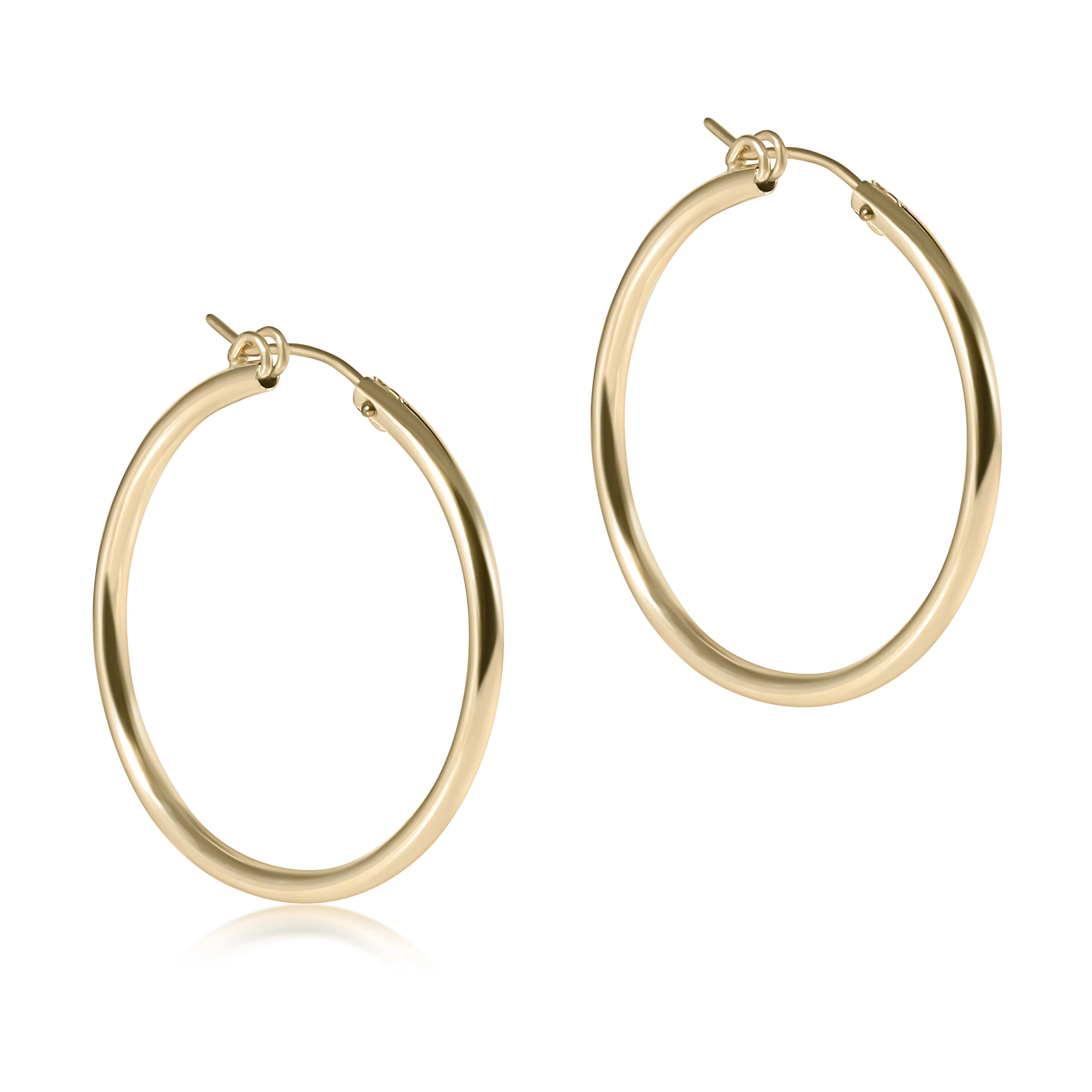 Round Gold 1.25" Hoop