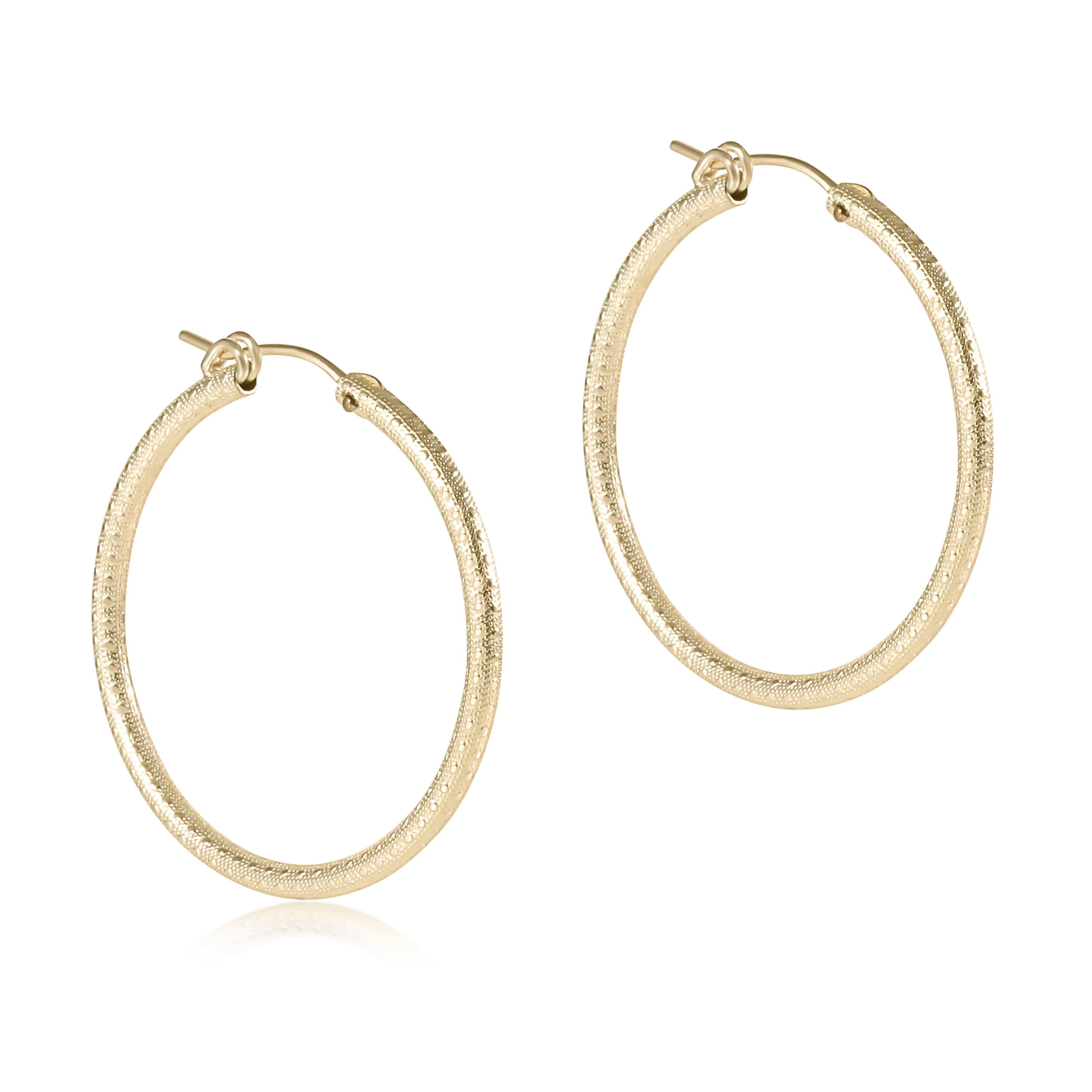 Round Gold 1.25" Hoop