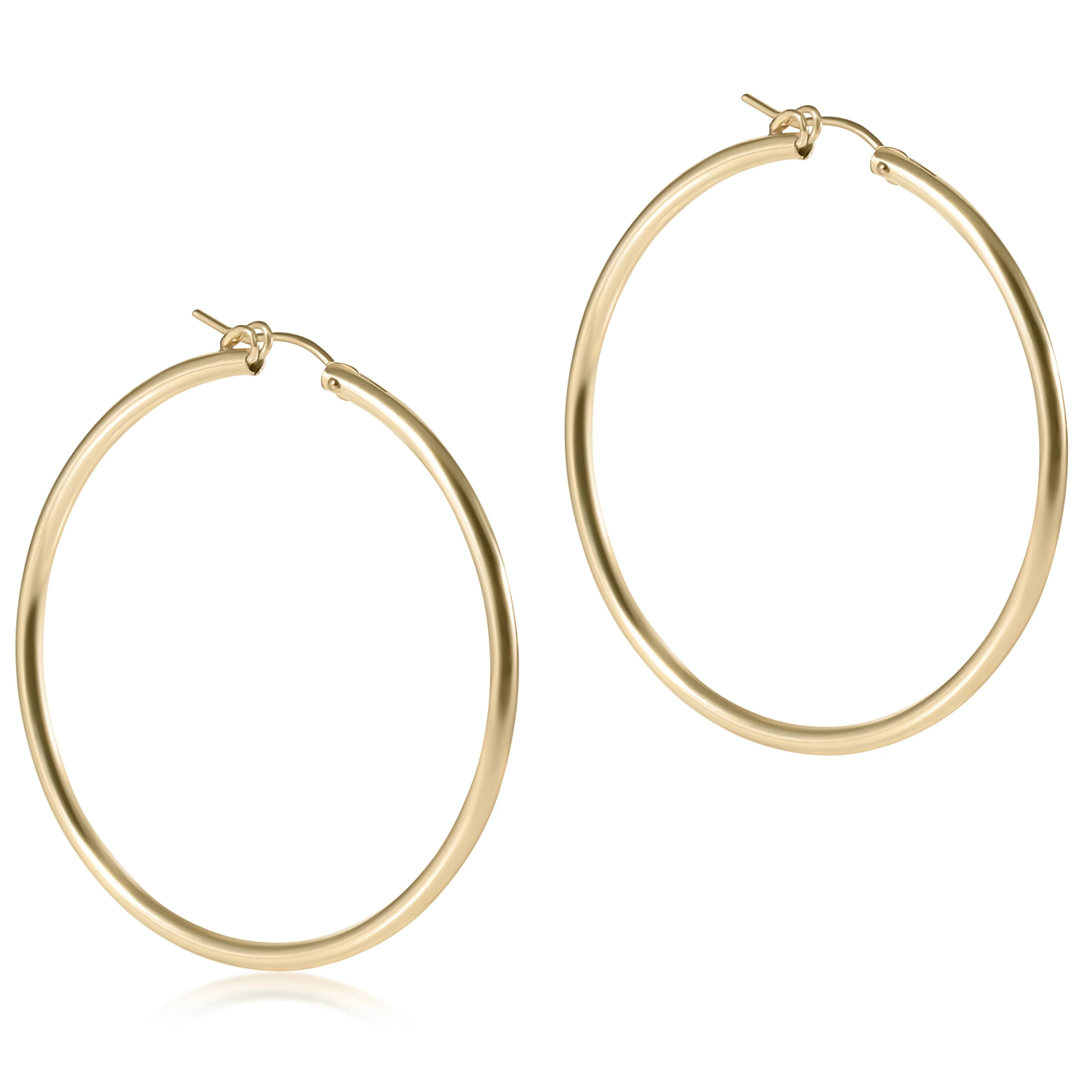 Round Gold 2" Hoop