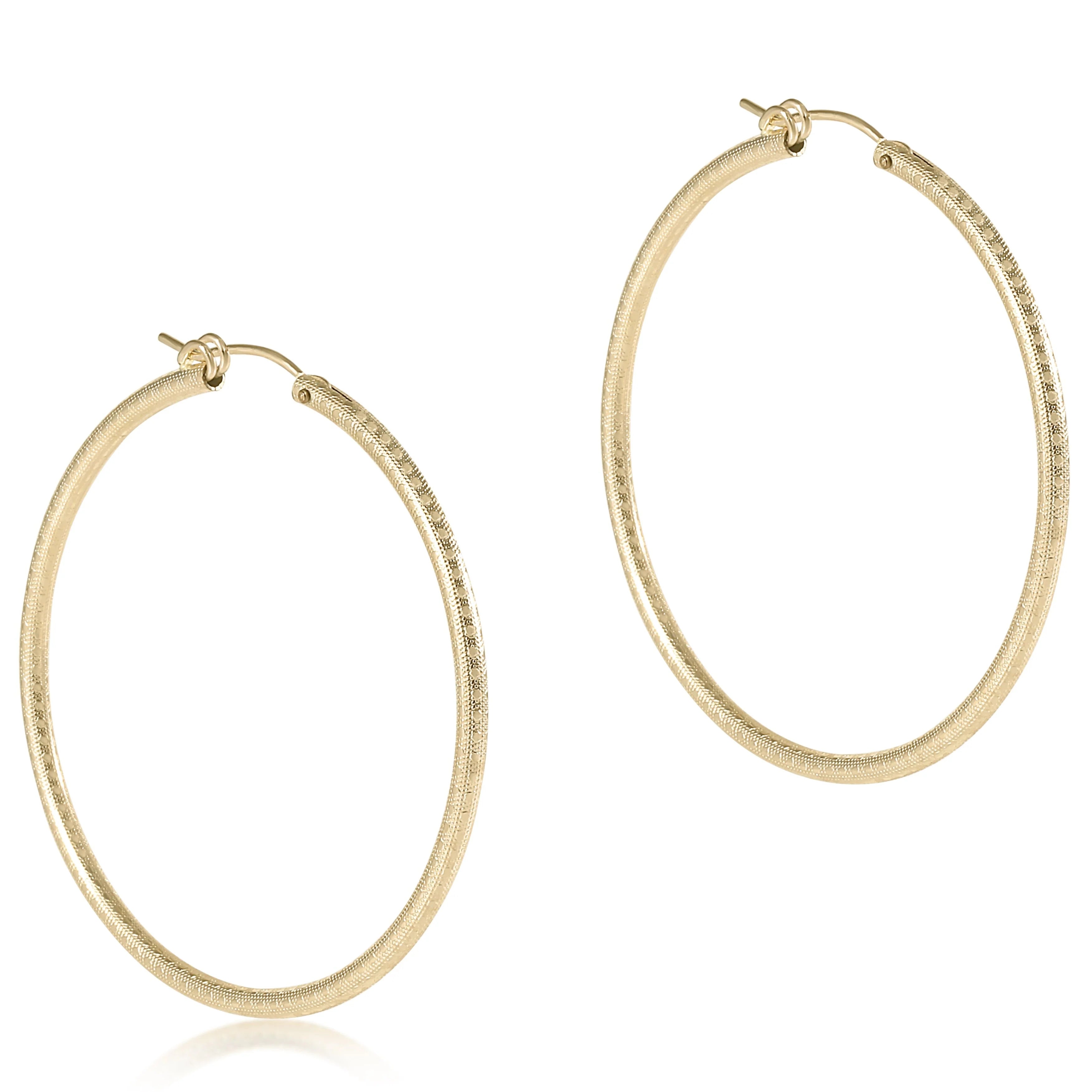 Round Gold 2" Hoop