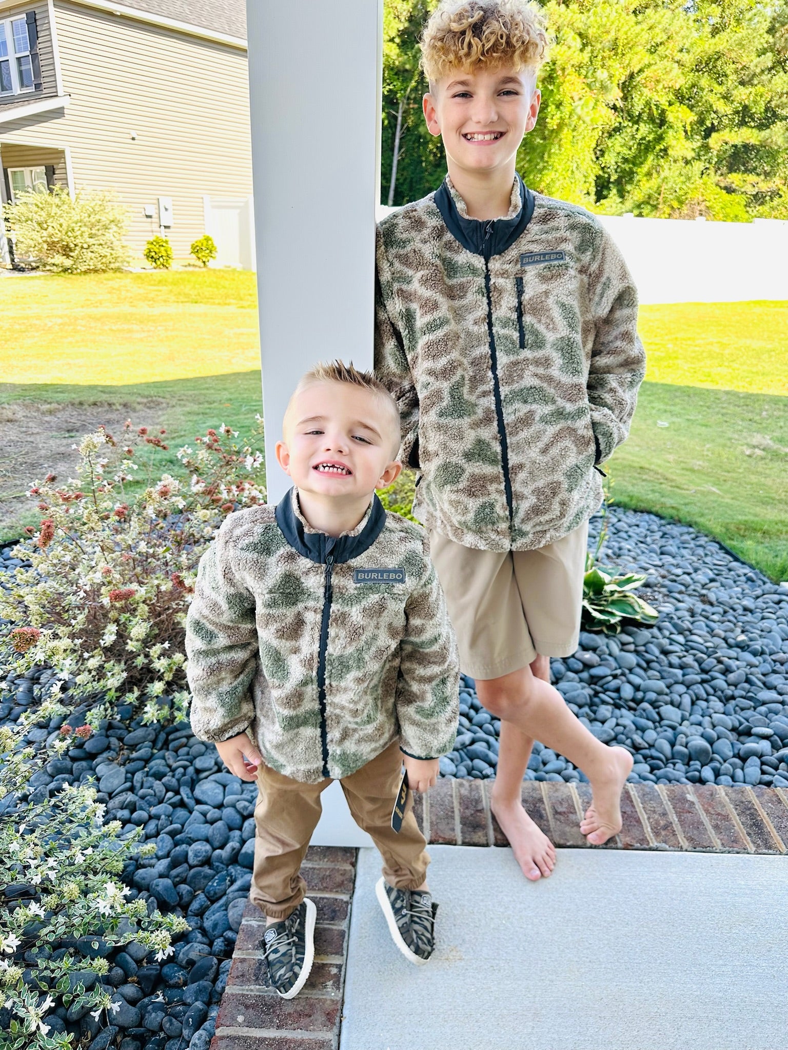TODDLER - SHERPA FULL ZIP JACKET - ALPINE CAMO
