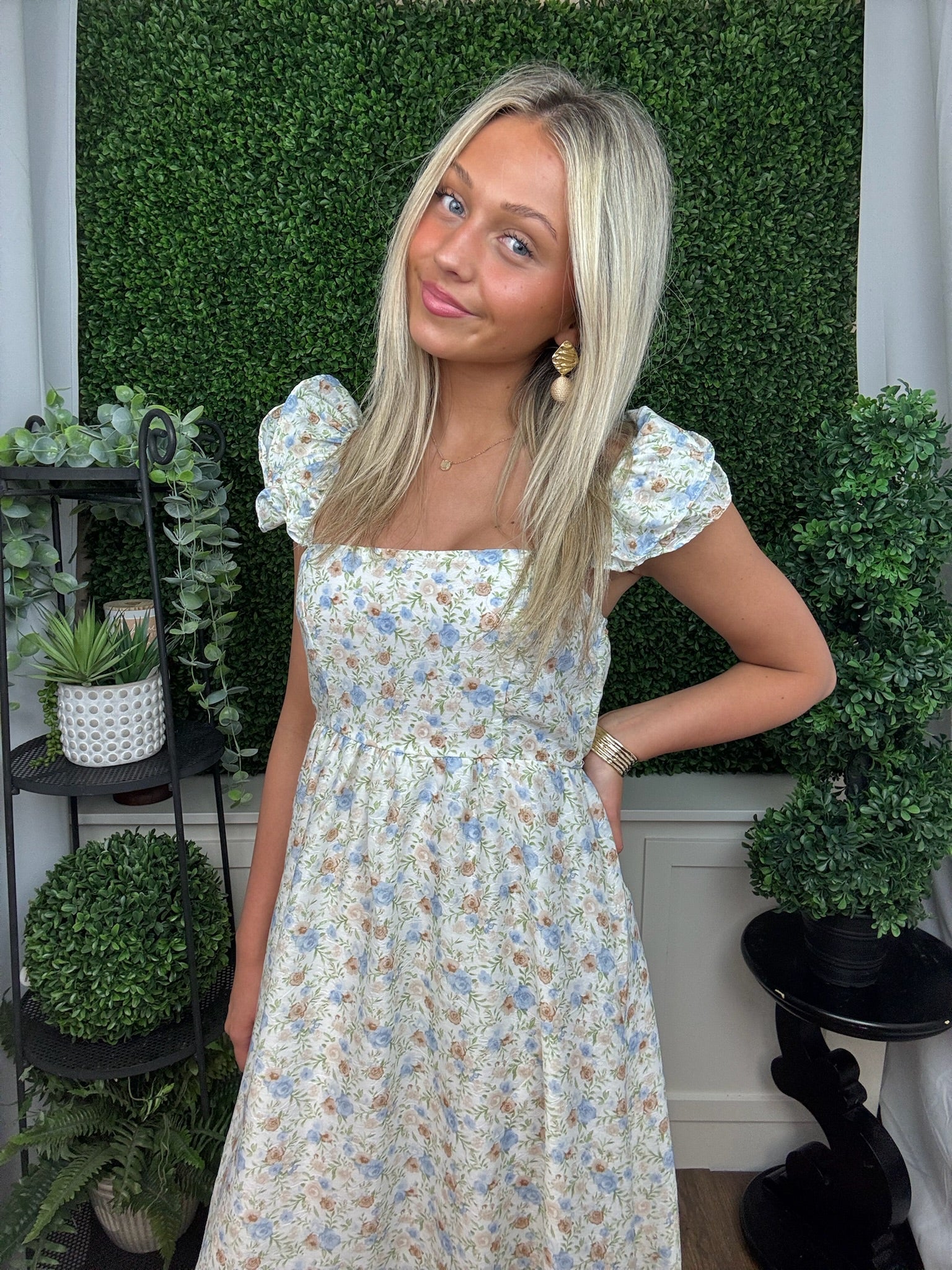 Romantic Floral Summer Sundress