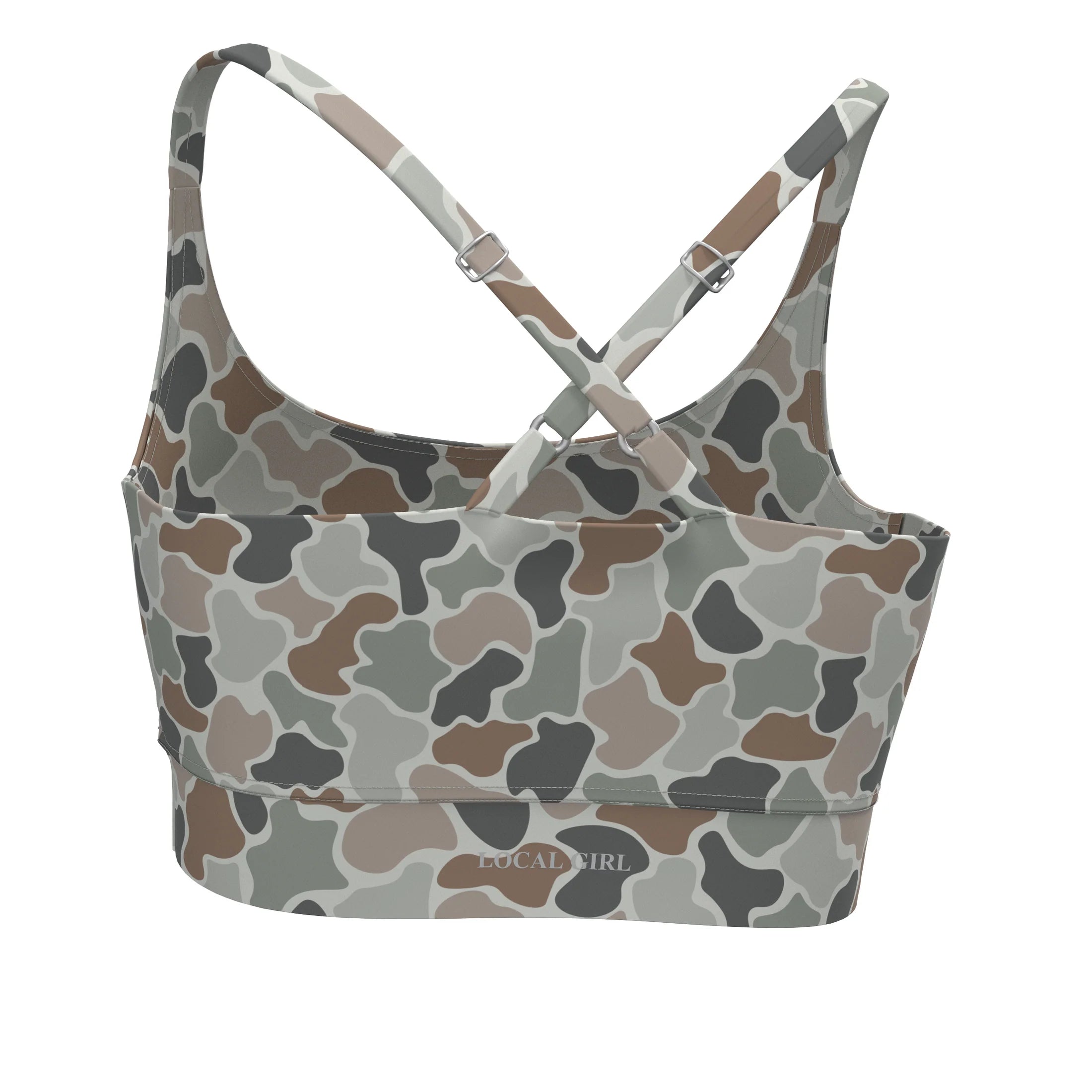 LG SPORTS BRA 2.0 - FOREST CAMO FLORA