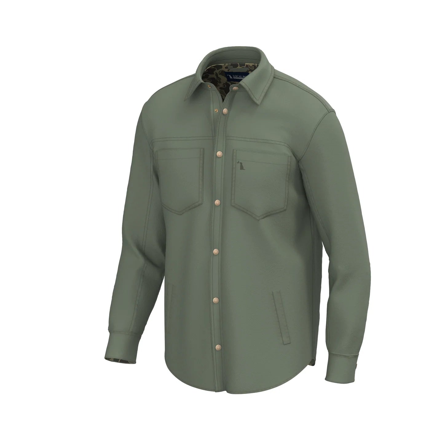 SPORTSMAN'S SHACKET II - MOSS GREEN