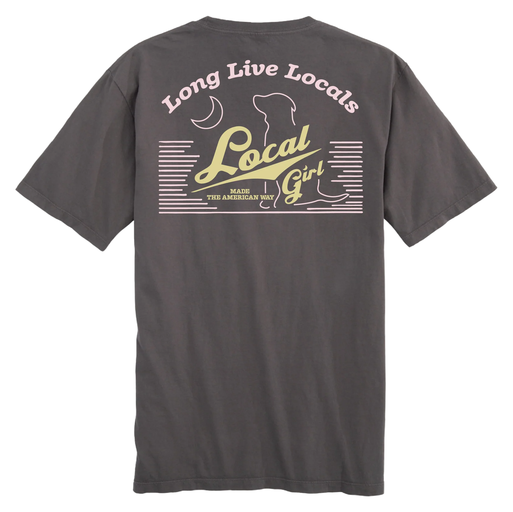LG LOCAL LITE SS TEE - GRAY