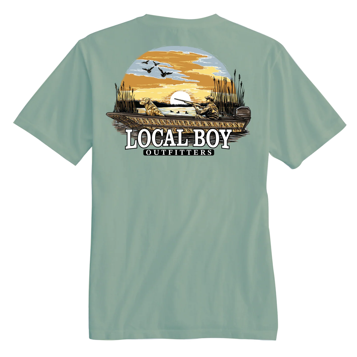 SUNSET HUNT SS TEE - BAY
