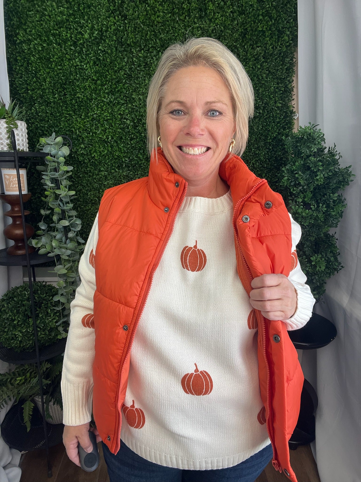 Cream Pumpkin Sweater