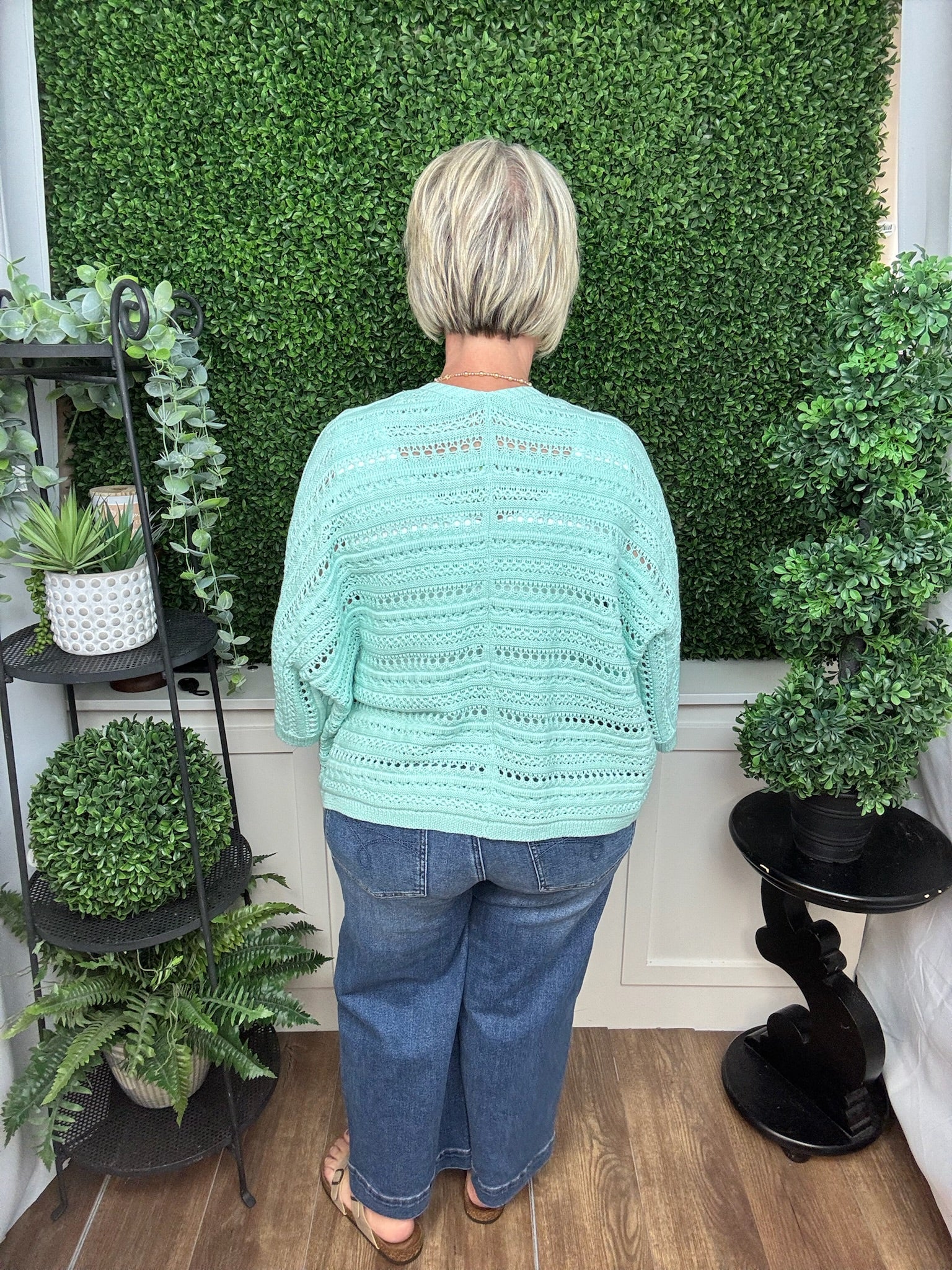 Lightweight Open Knit Cardigan