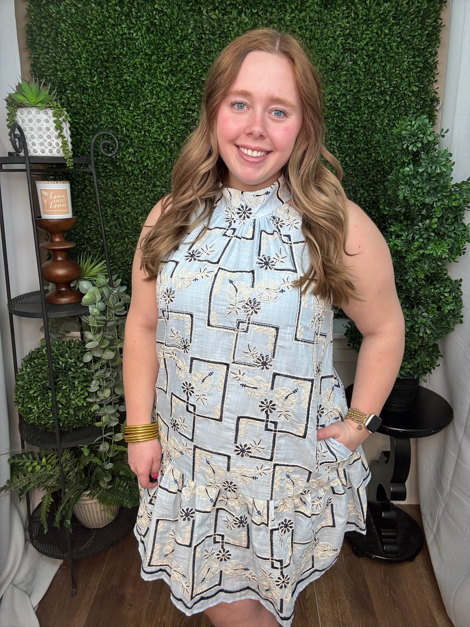 SLEEVELESS MINI DRESS