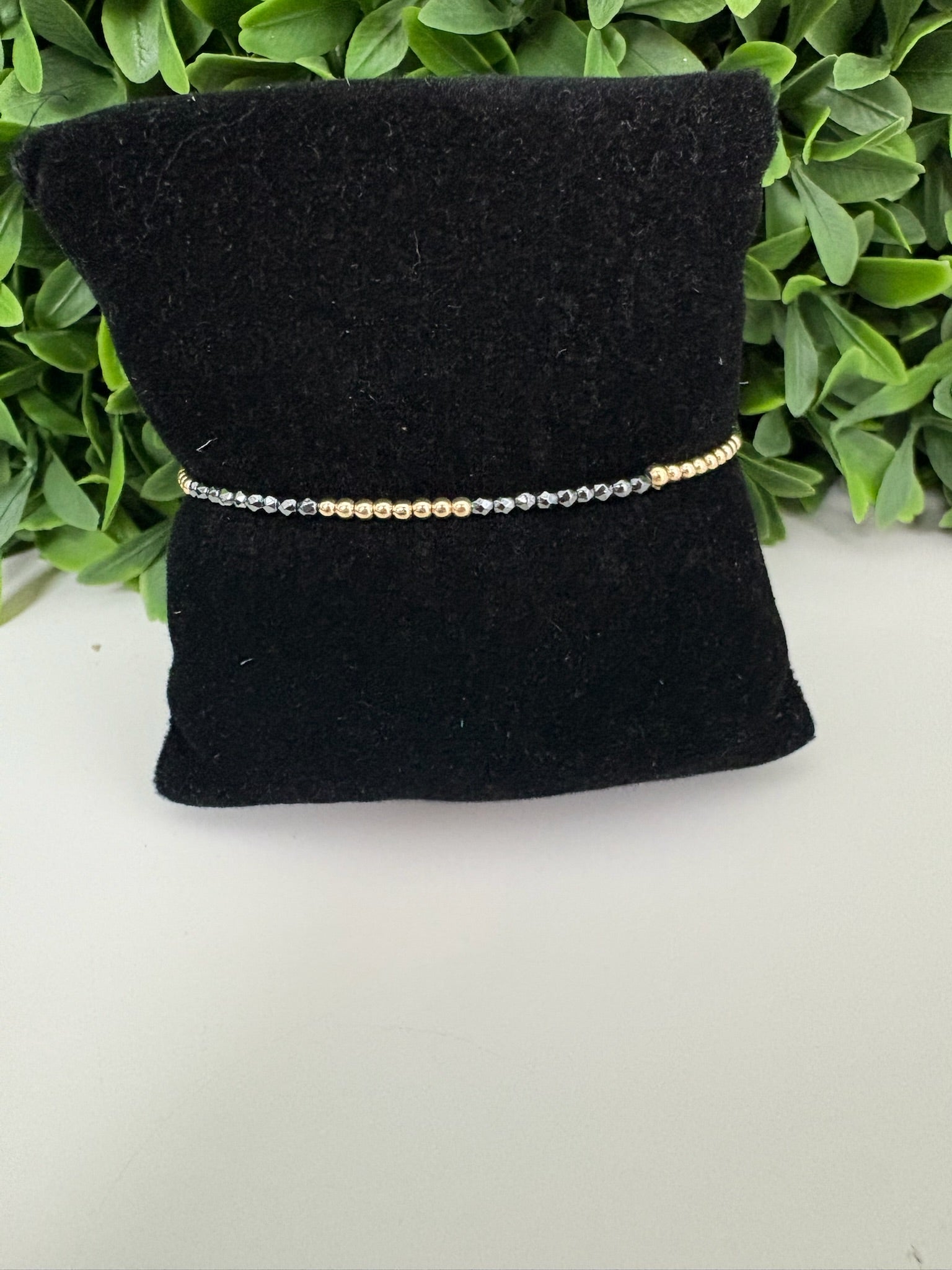 BLISSFUL PATTERN 2MM FACETED HEMATITE