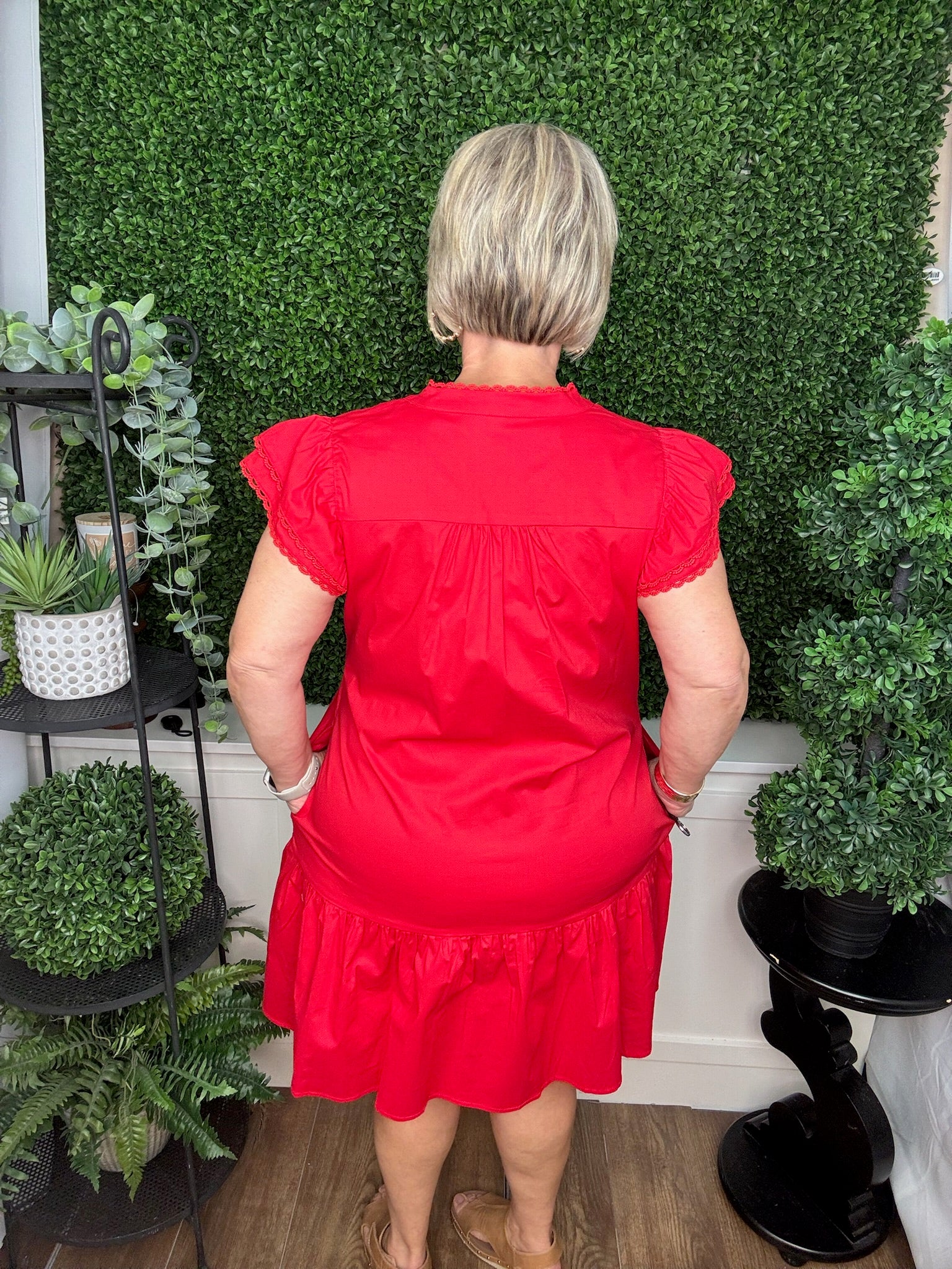 DRESS SIERRA RED