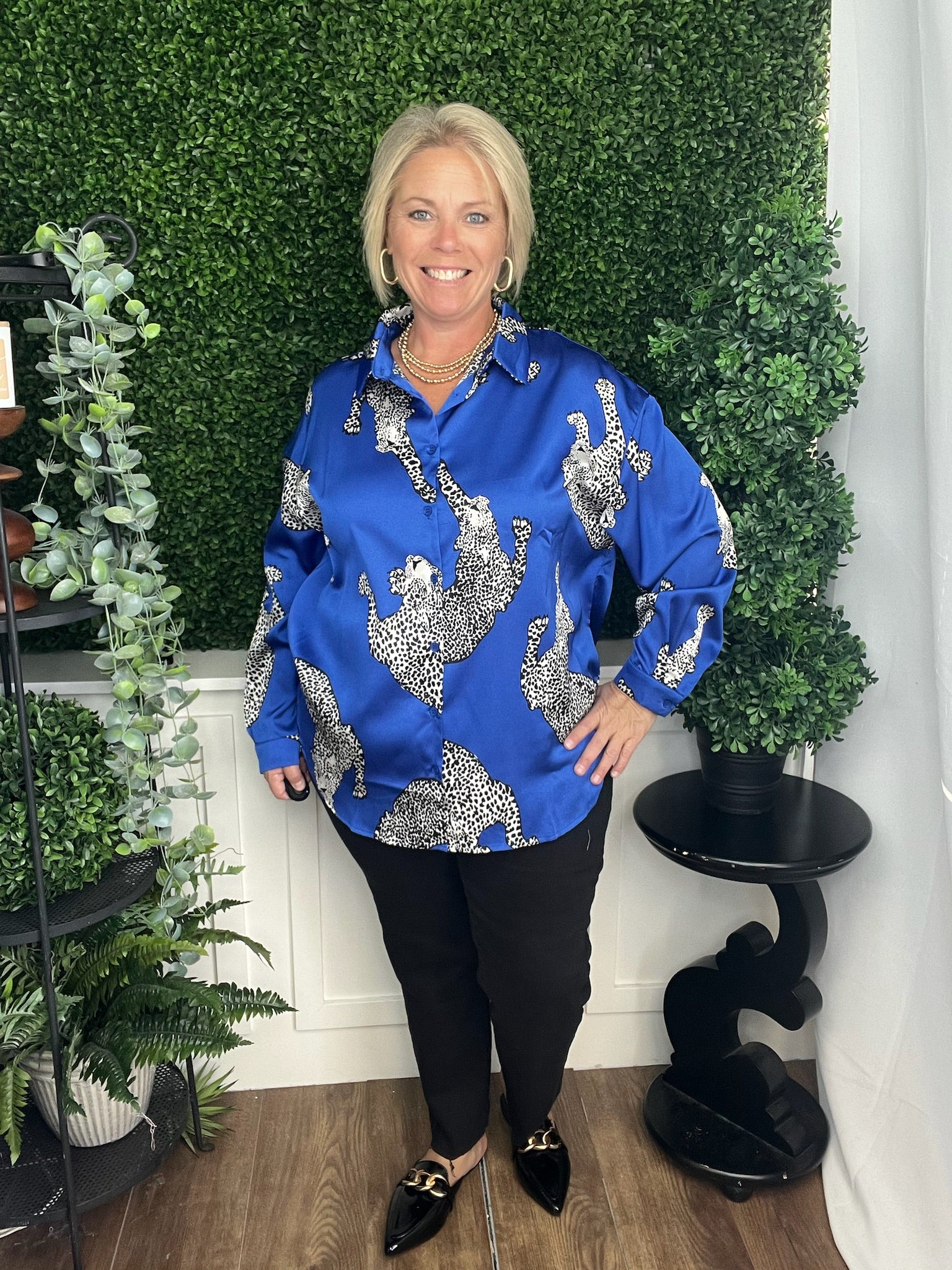 MELISSAS ANIMAL PRINT TOP