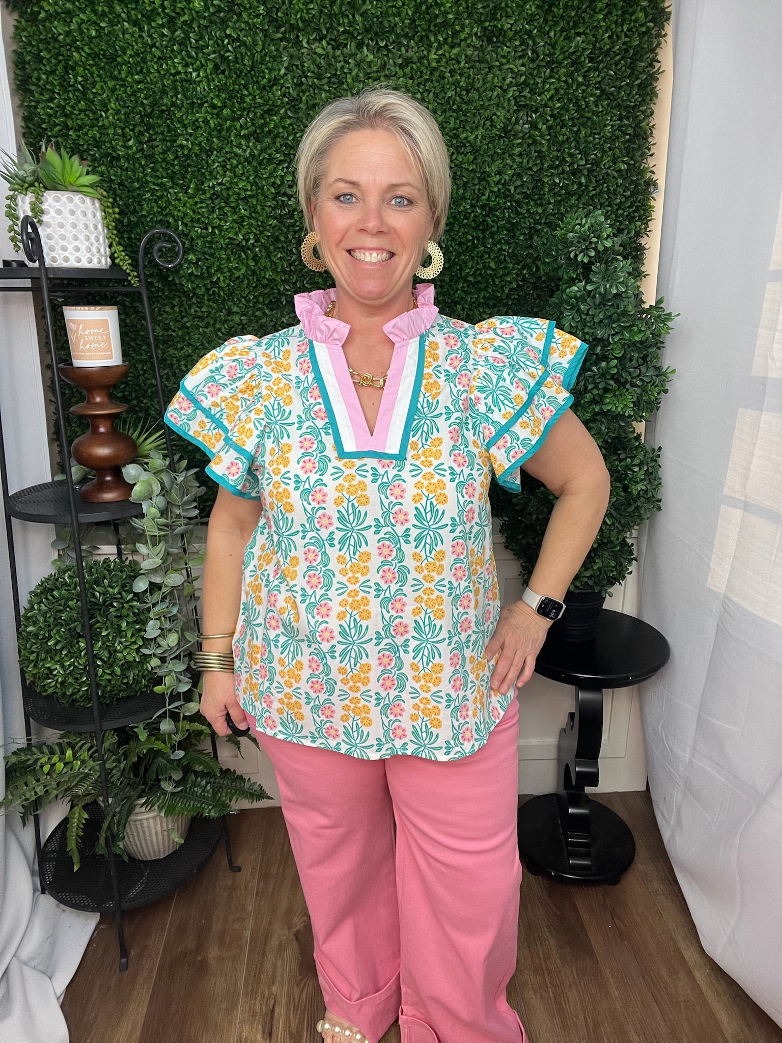 JADE PUFF SHORT SLEEVE TOP