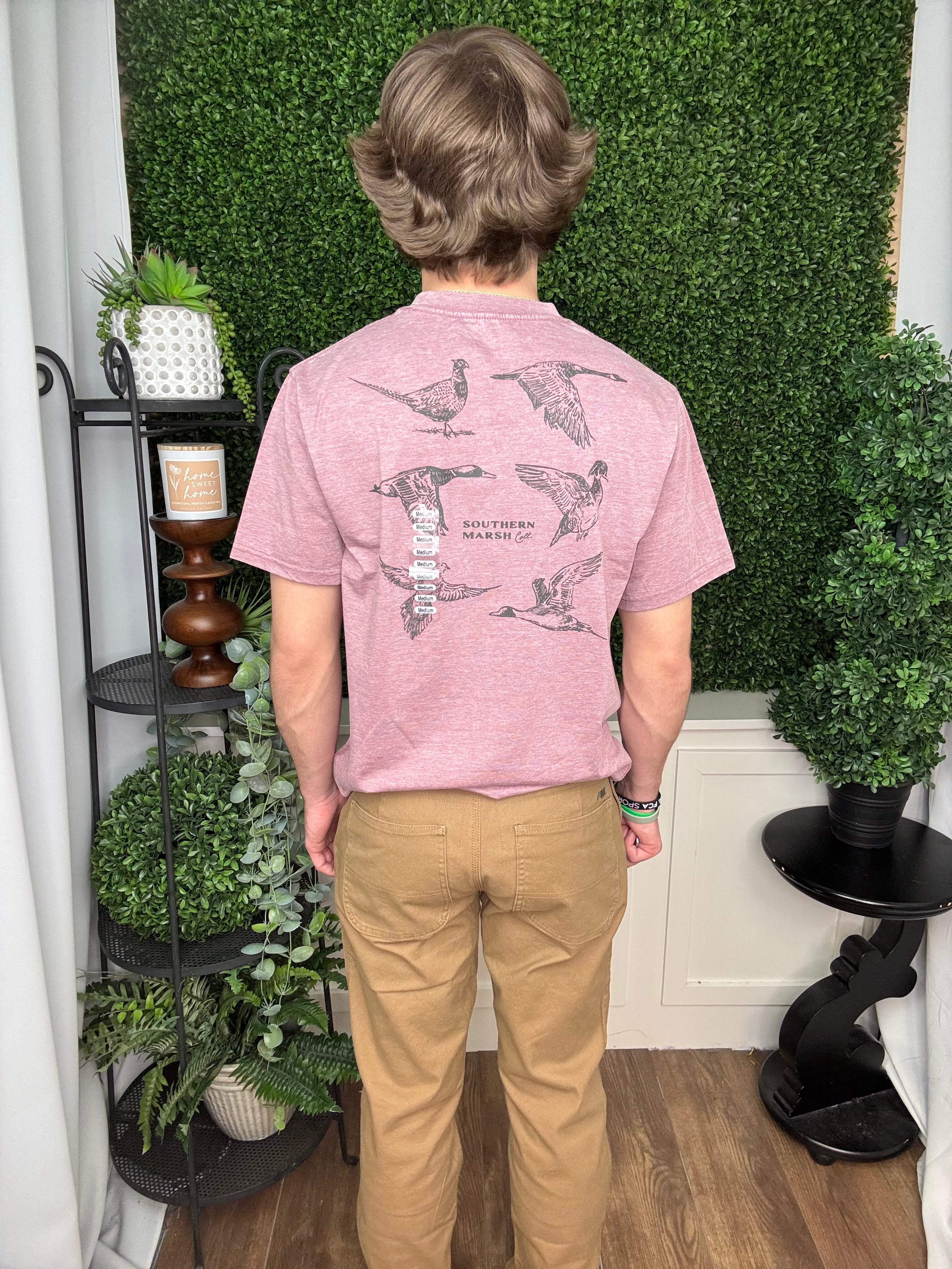 SEAWASH TEE - FIELD SKETCHES - WINE