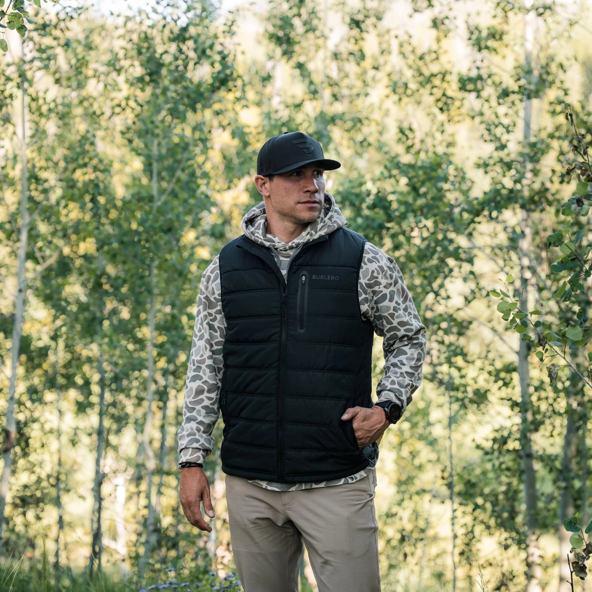 PUFFER VEST - BLACK