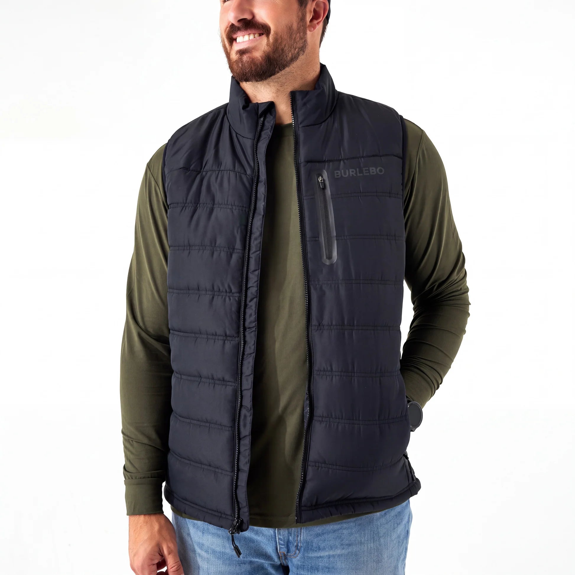 PUFFER VEST - BLACK