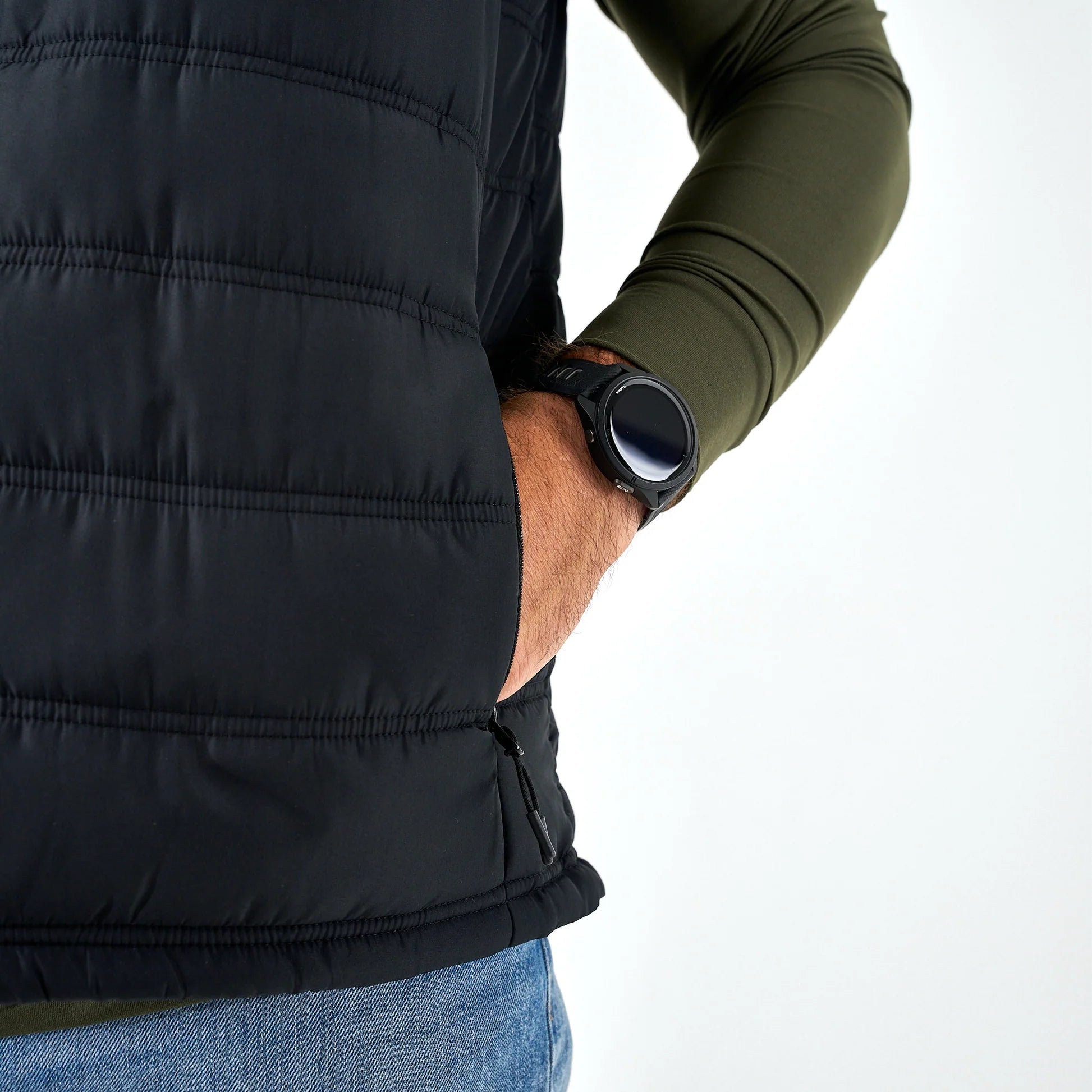 PUFFER VEST - BLACK