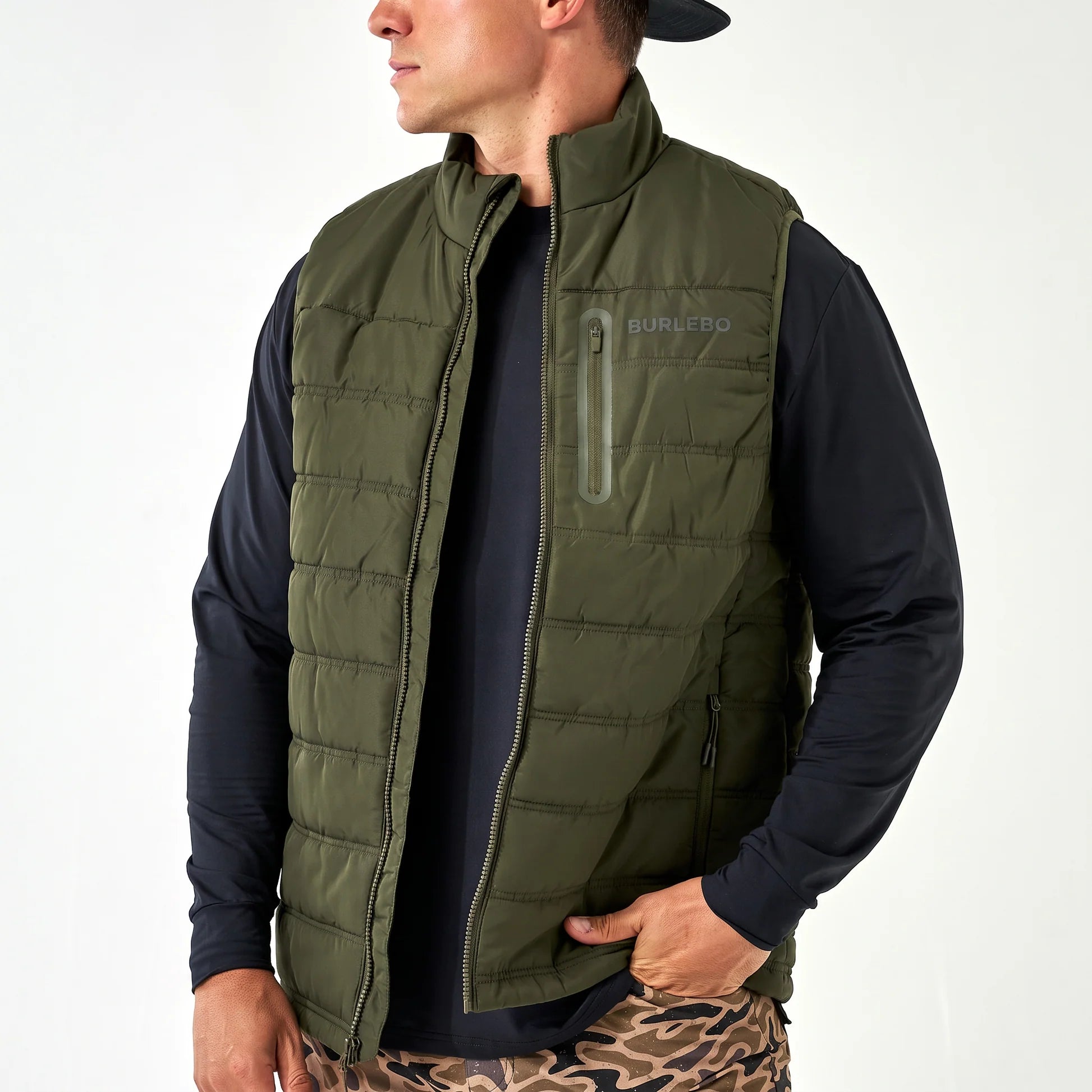 PUFFER VEST - MALLARD GREEN