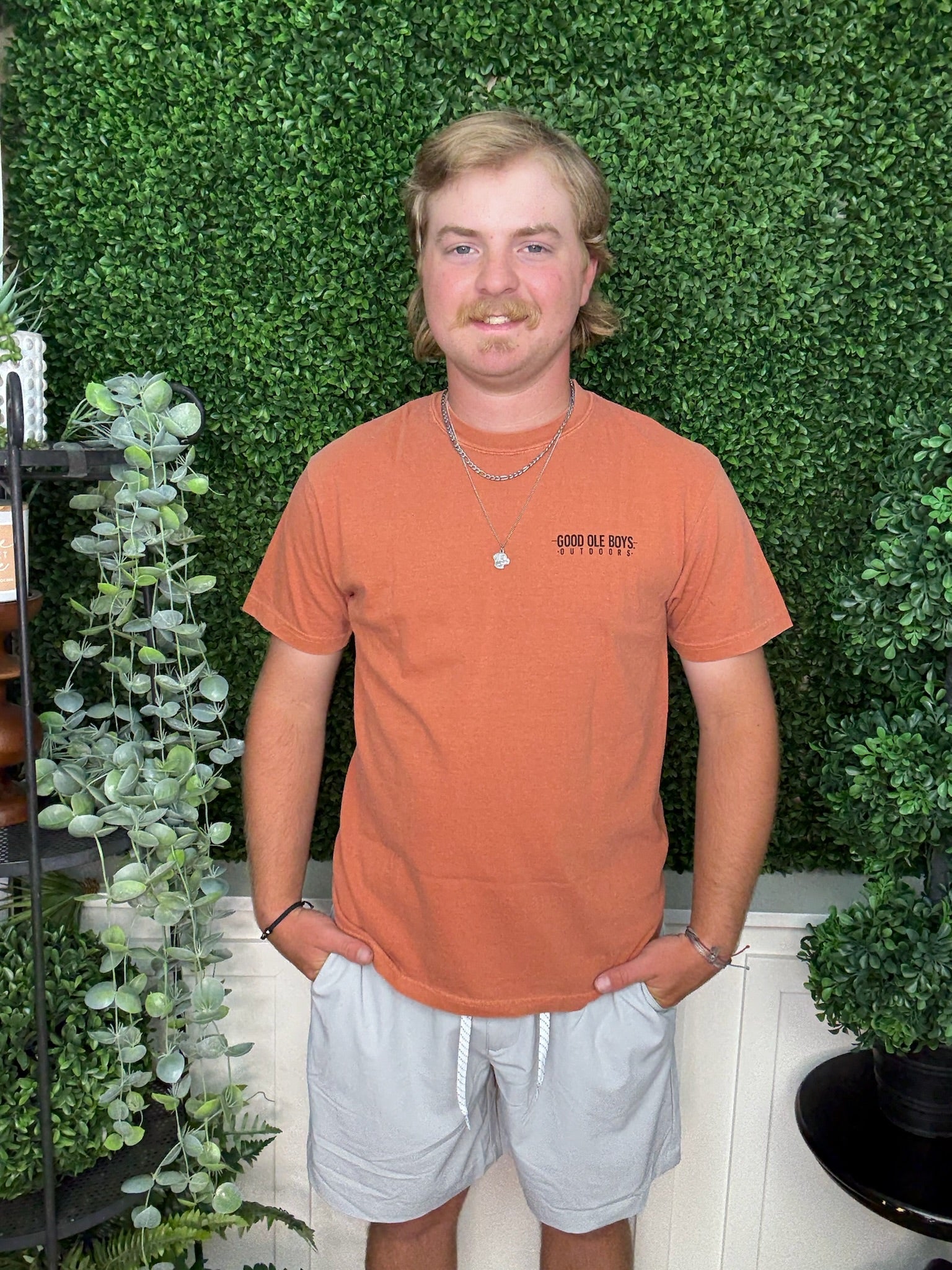 DUCK BLIND SS BURNT ORANGE