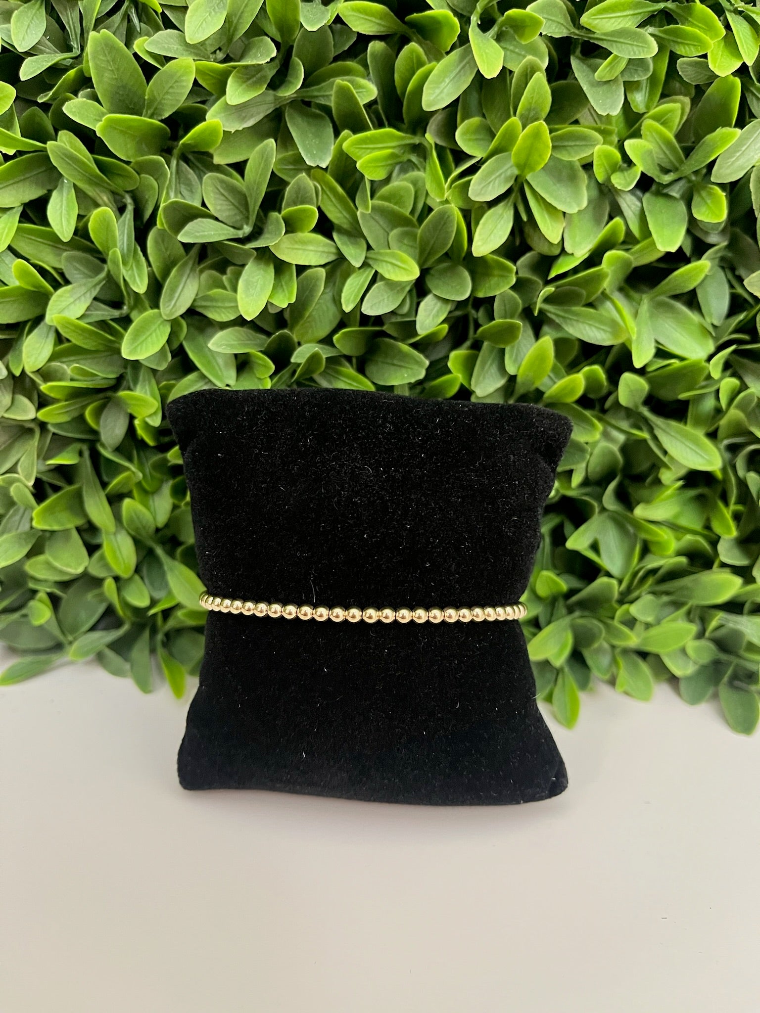 CLASSIC GOLD 3MM BEAD BRACELET