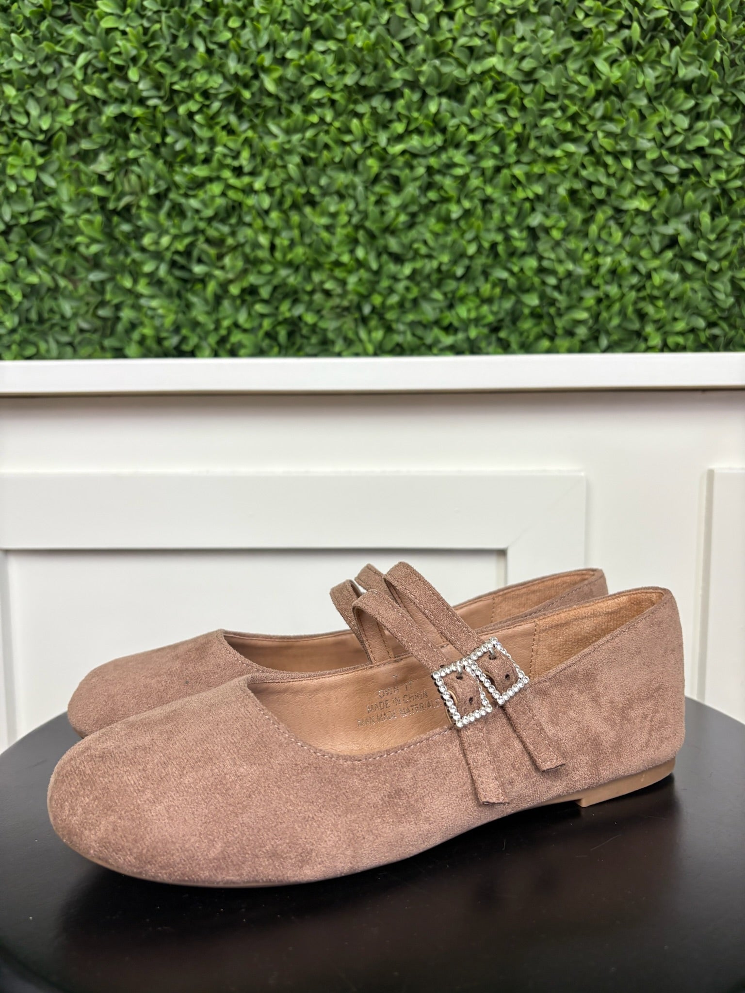 OWN IT - WALNUT FAUX SUEDE