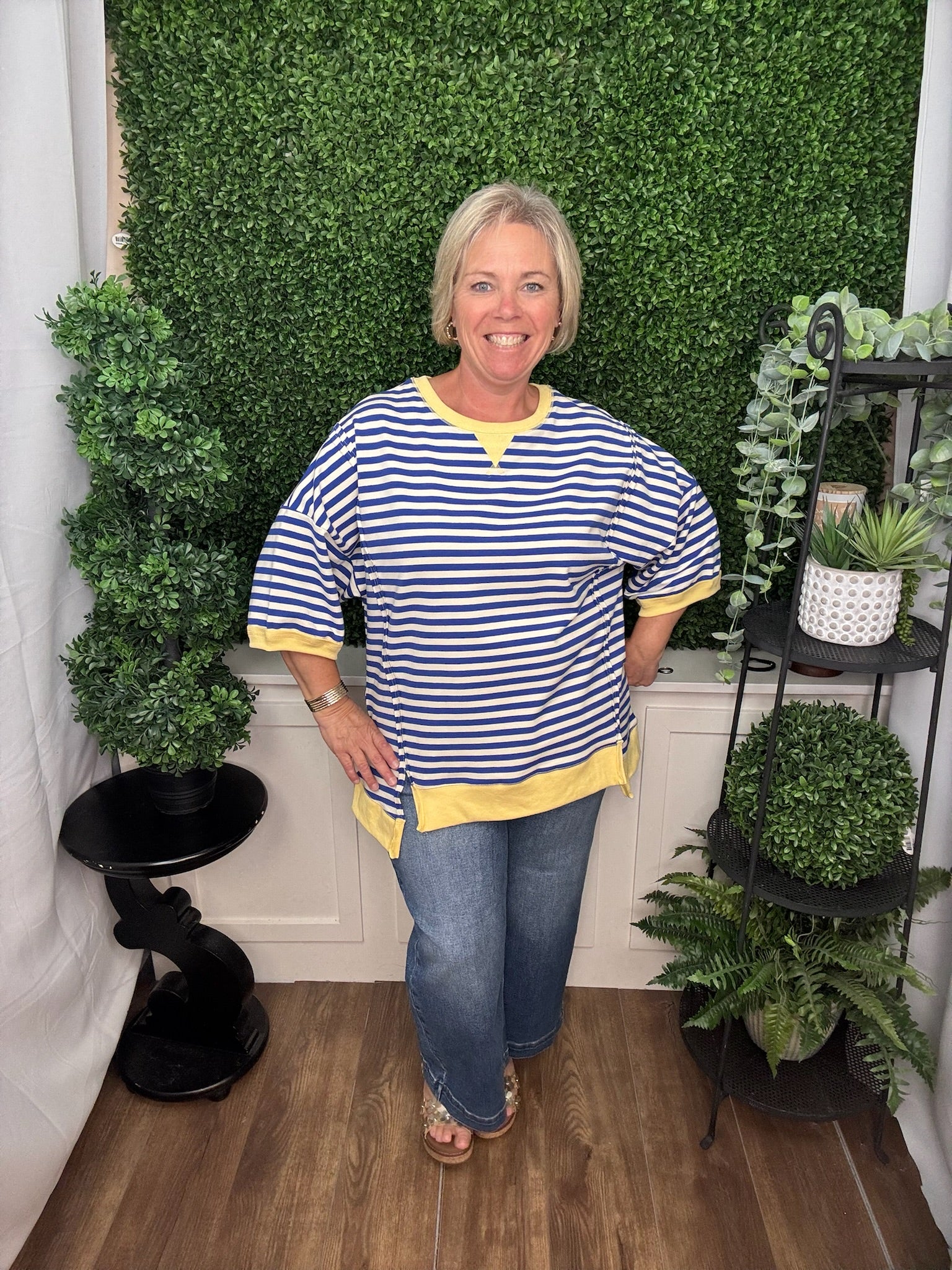Stripe Everyday Pullover Top