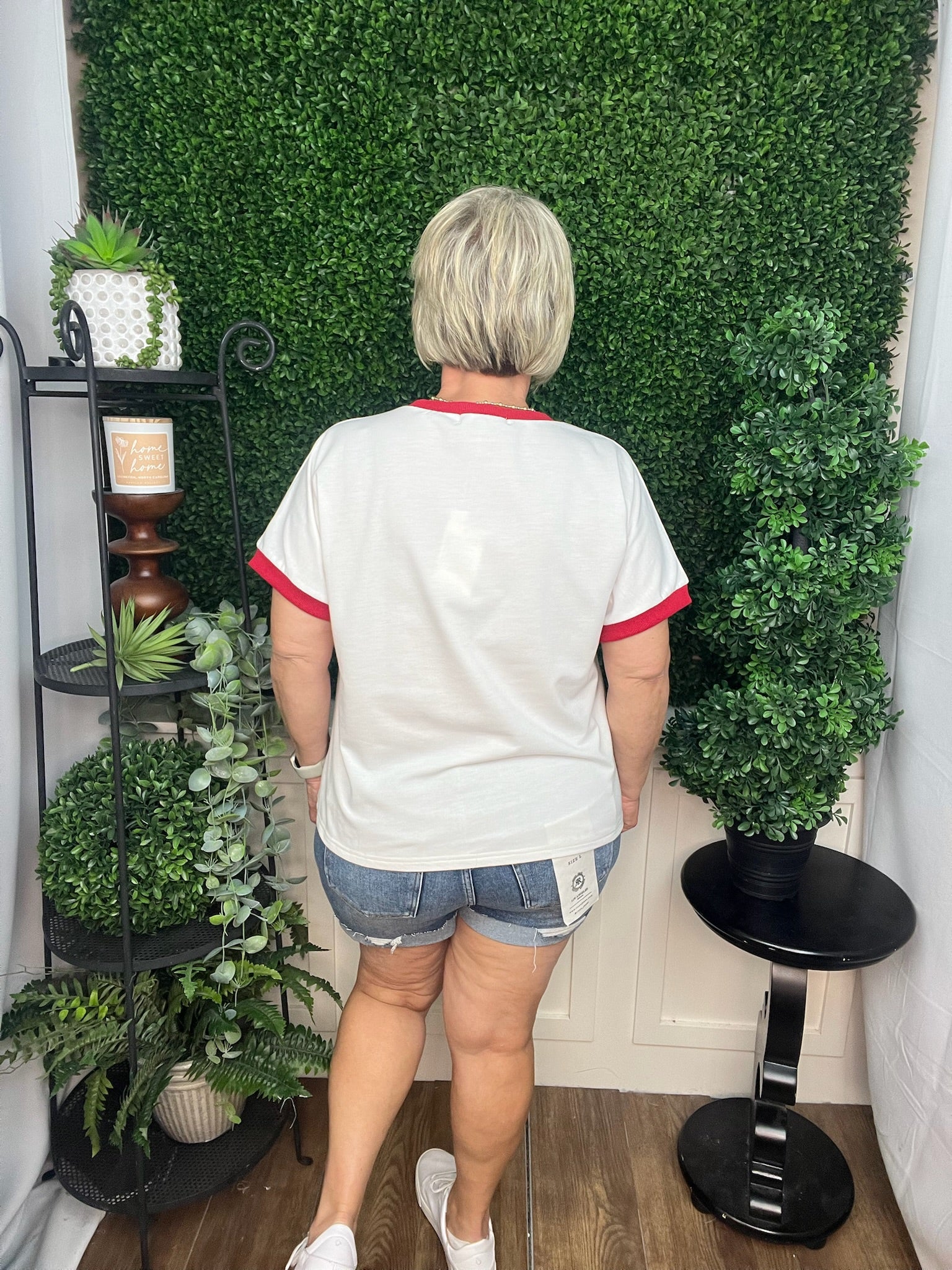 SEQUIN USA WHITE TOP