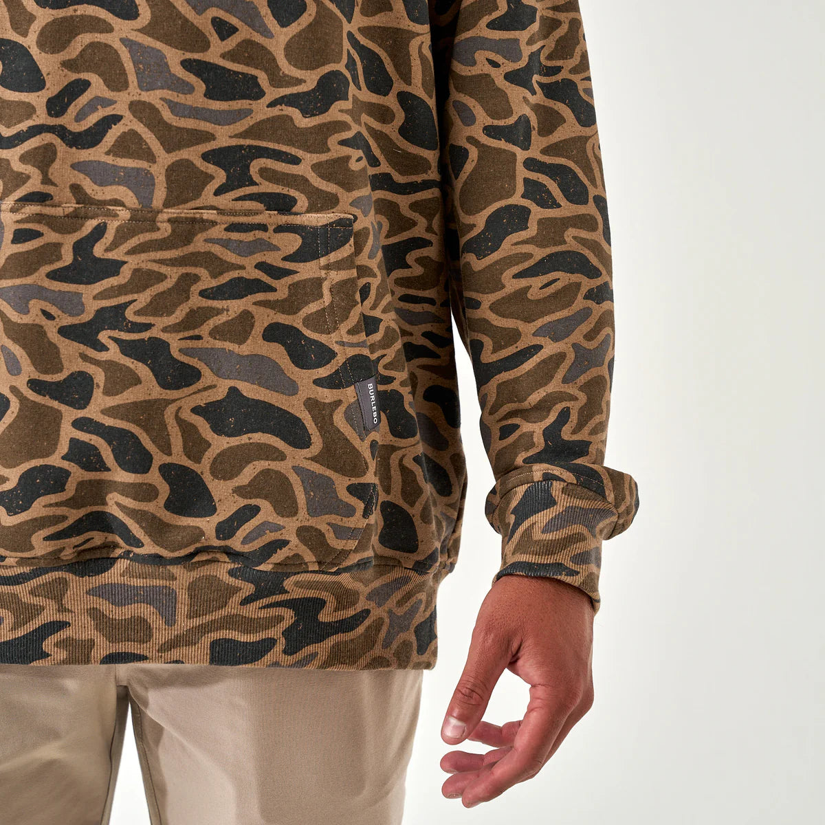 FLEECE HOODIE - GUAGE CAMO