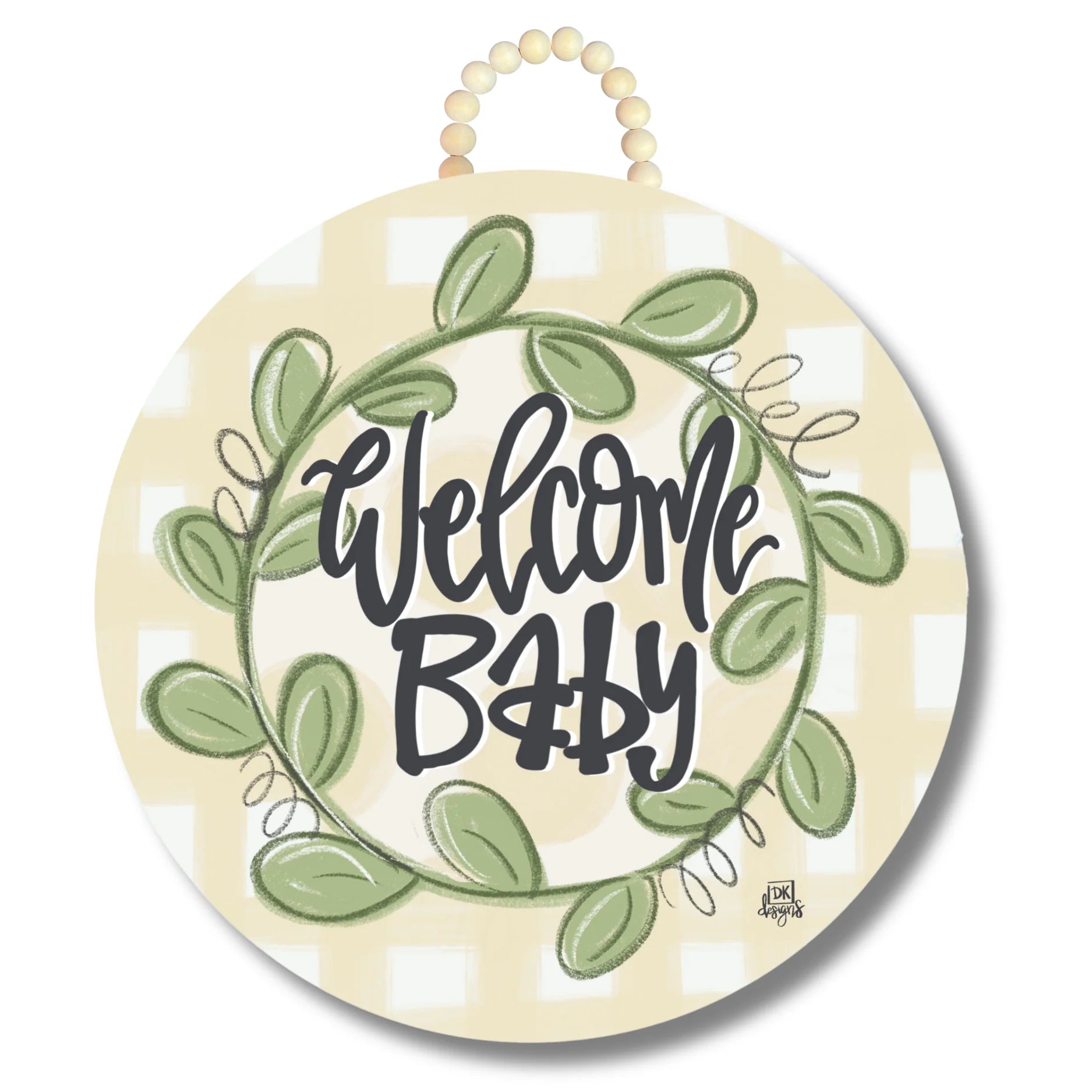 DK BABY WELCOME BABY WREATH