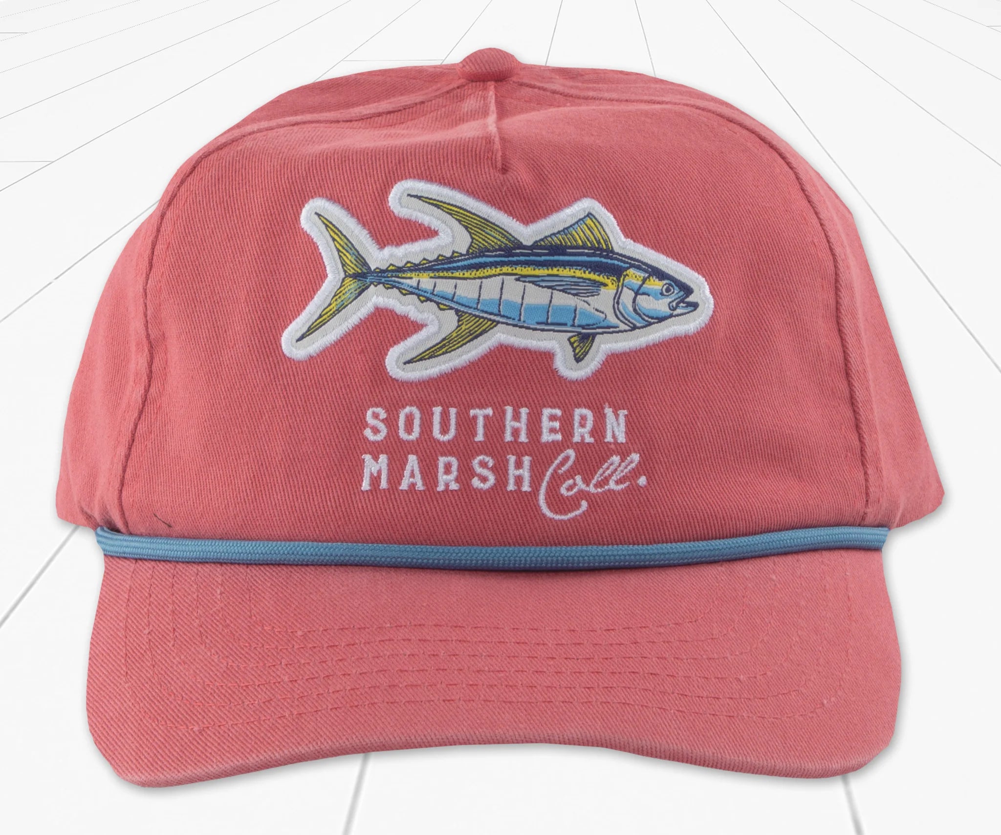 ENSENADA ROPE HAT - TUNA PATCH - WASHED RED