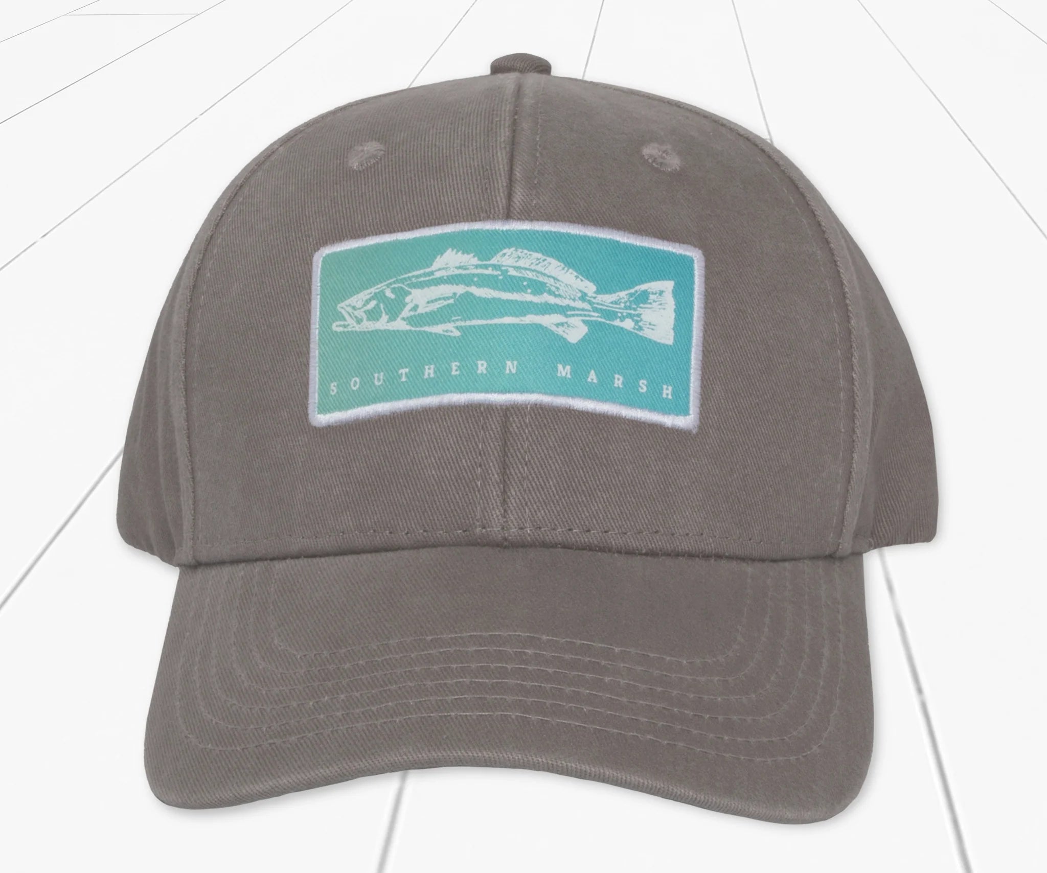 WASHED HAT TROUT FADE DK GRY