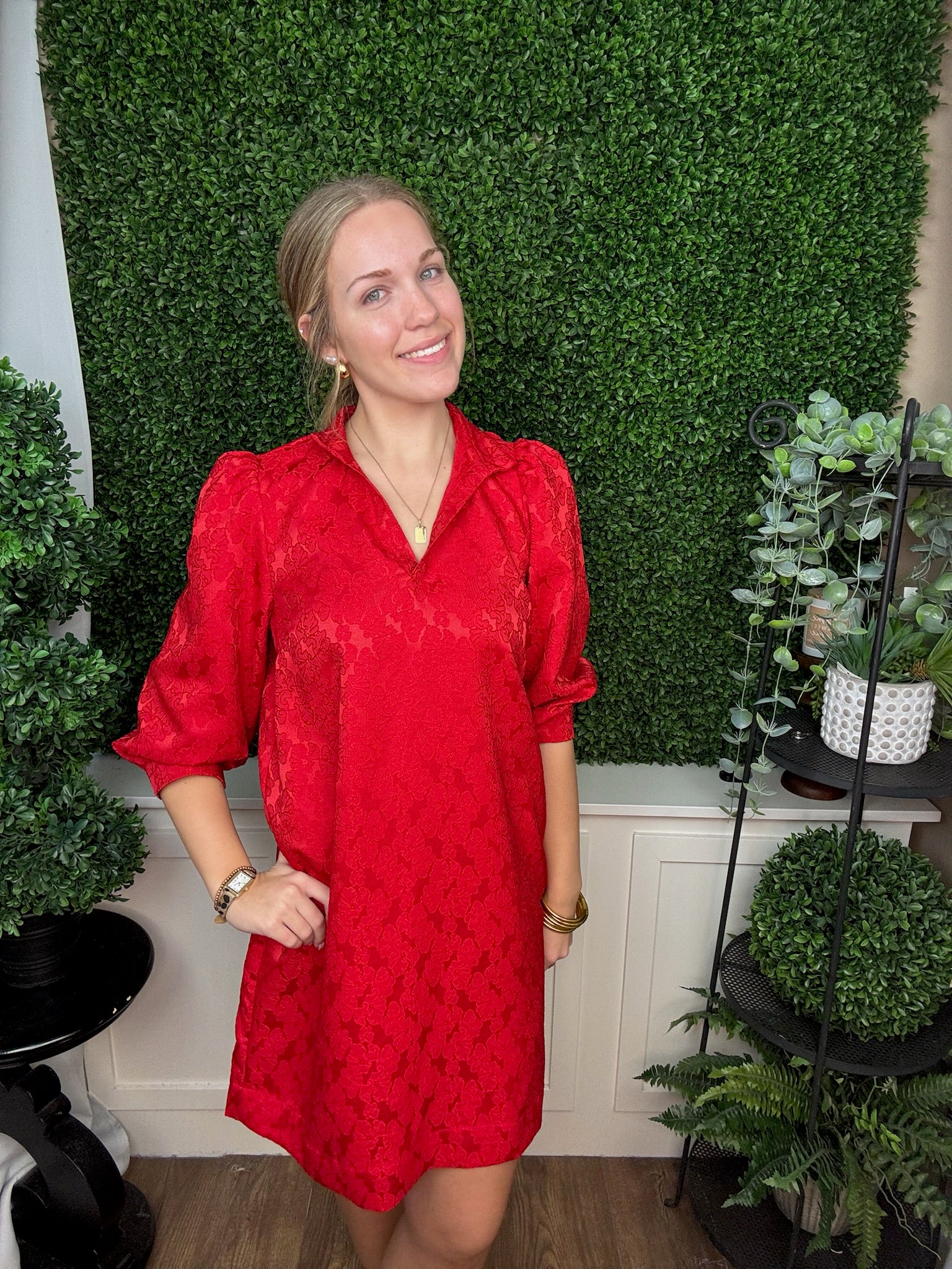 DRESS RAELYN - RED